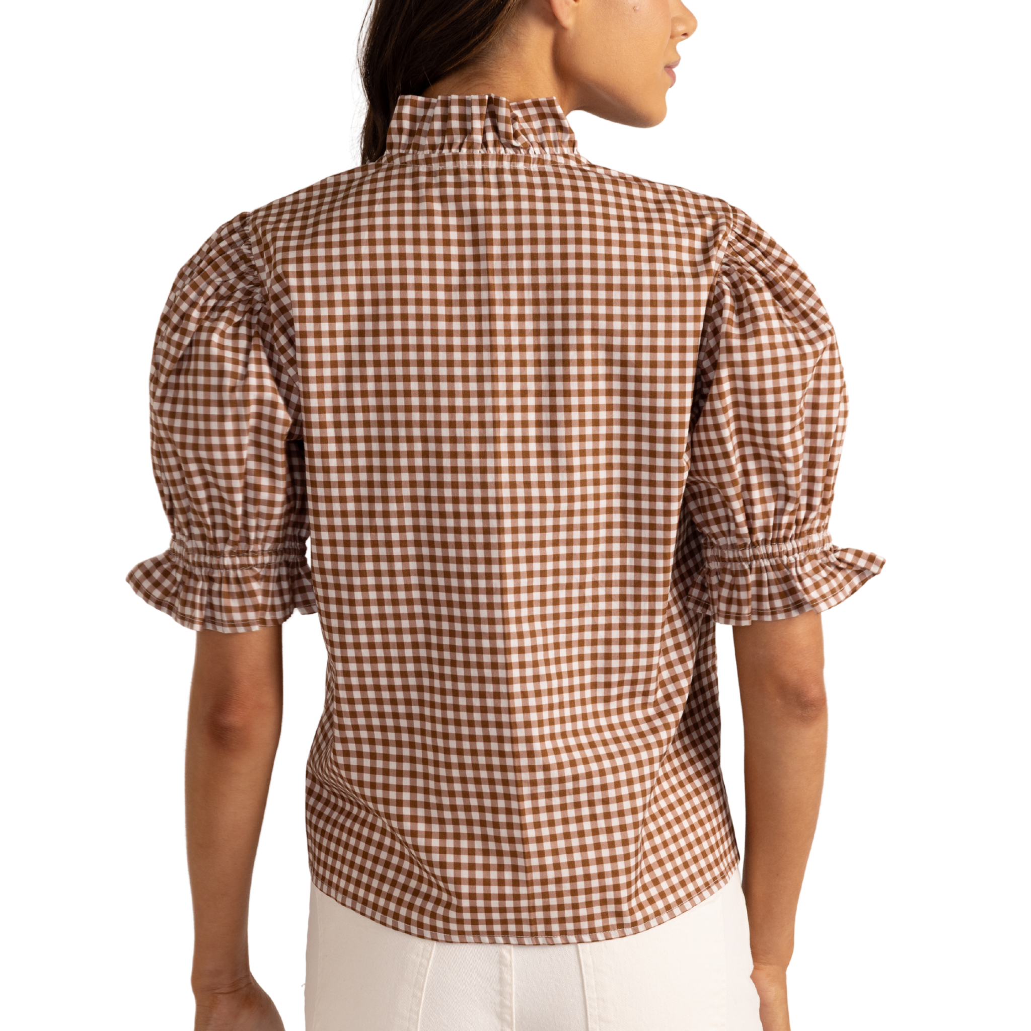 Meryl Top in Gingham - Fairley Fancy