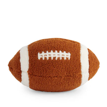 Football Shaped Pillow, Brown - Fairley Fancy