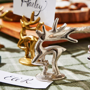 Oh Deer! 24pc Holiday Deer Place Card Holder Napkin Ring - Fairley Fancy