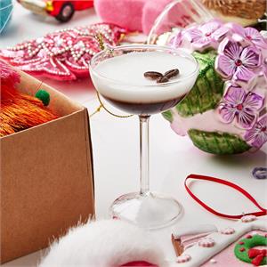 Holiday Cheer Cocktail Drink Ornament Unit Includes 5 Signature Drinks, Set of 20 - Fairley Fancy