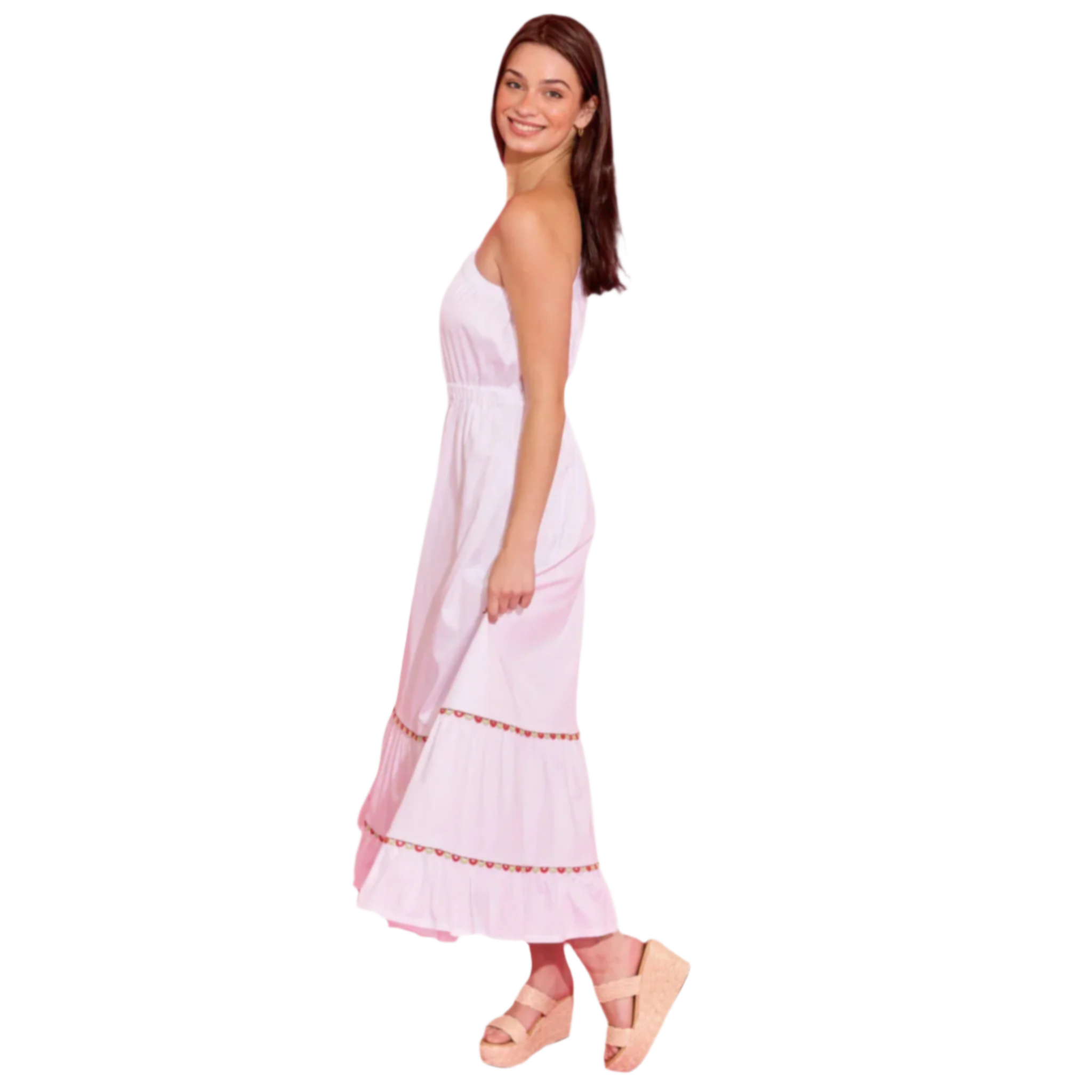 Addison Dress in Bright White-Fairley Fancy1