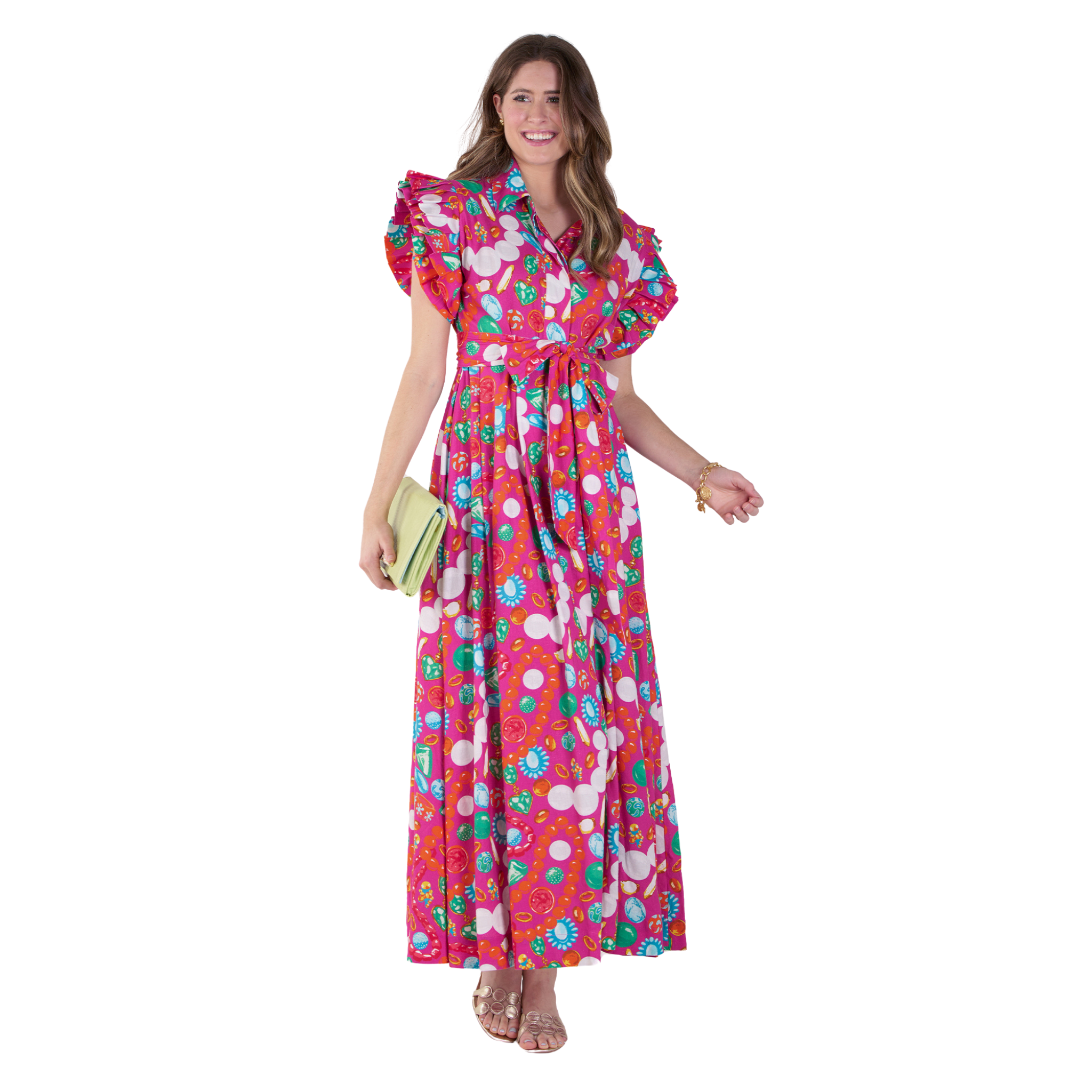 Anderson Maxi Dress in Jewelry Box-Fairley Fancy1