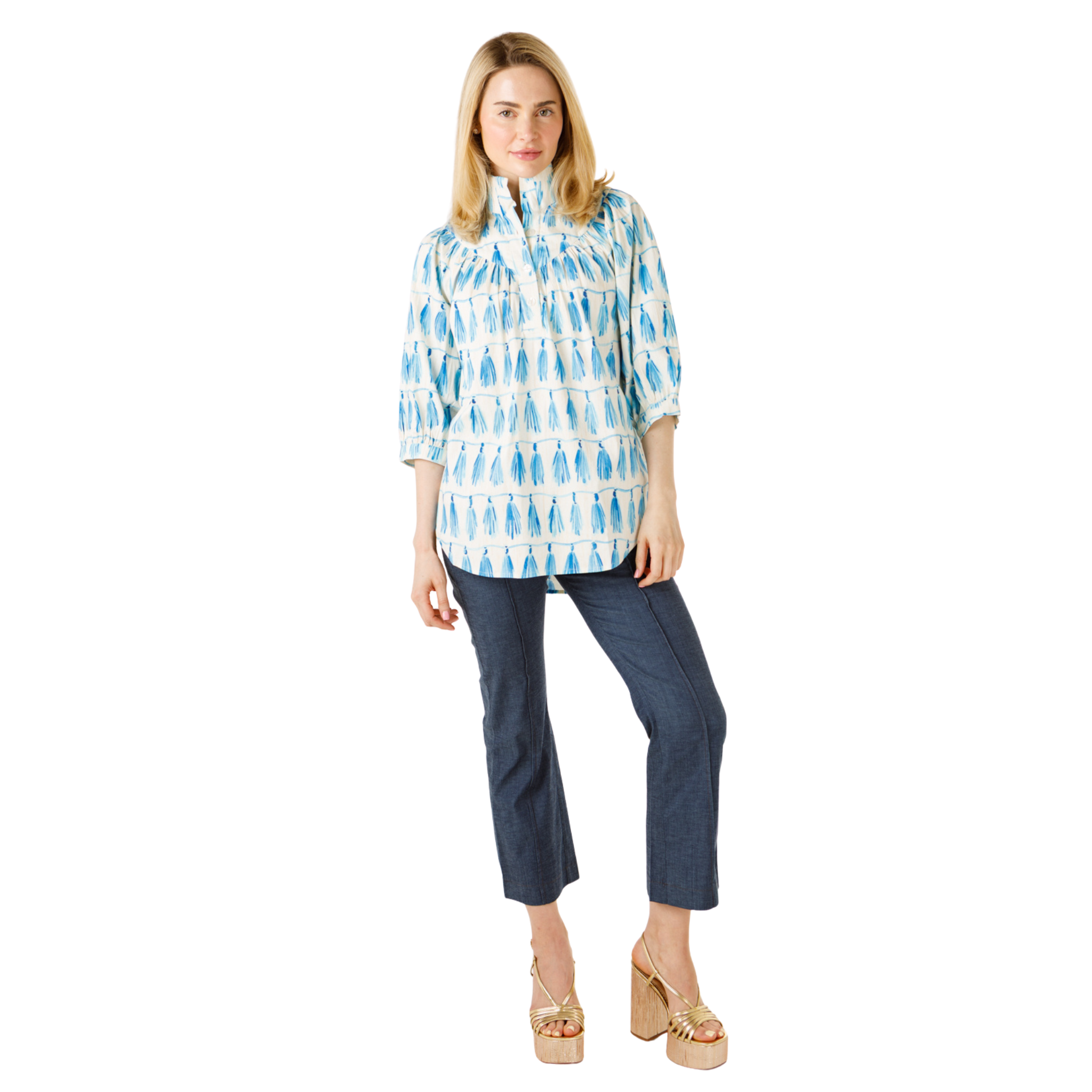 Avie Top in Tassel Time-Fairley Fancy