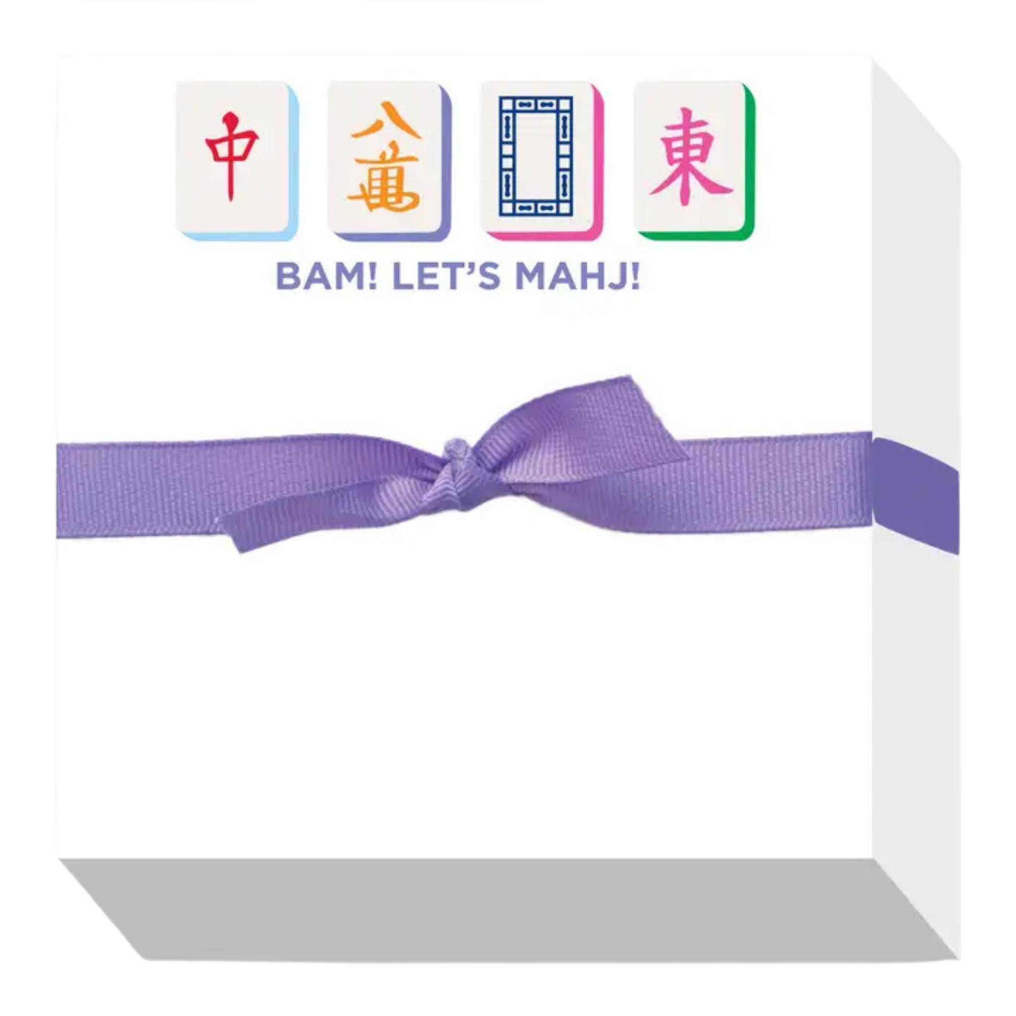 Bam! Let's Mahjong Chubbie Notepad-Fairley Fancy