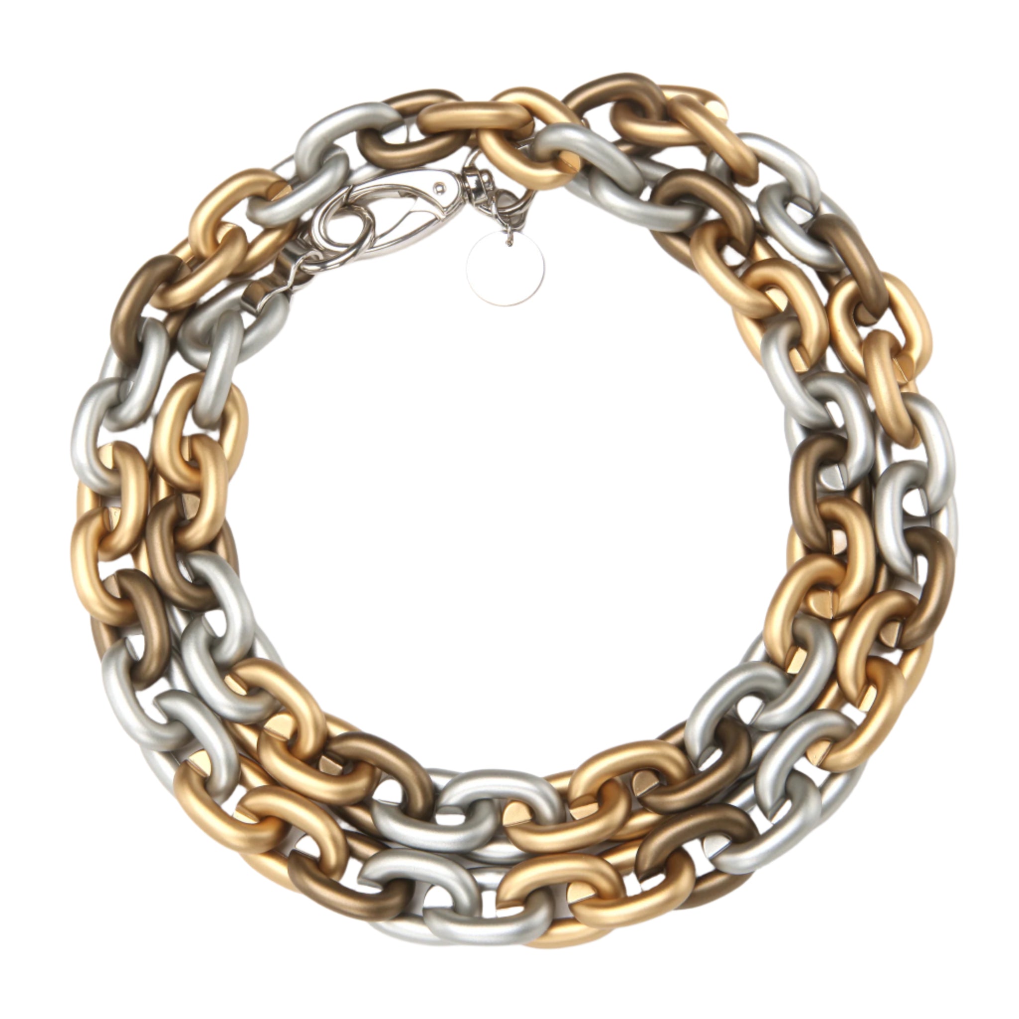 Bike Chain Necklace in Zareen - Fairley Fancy1