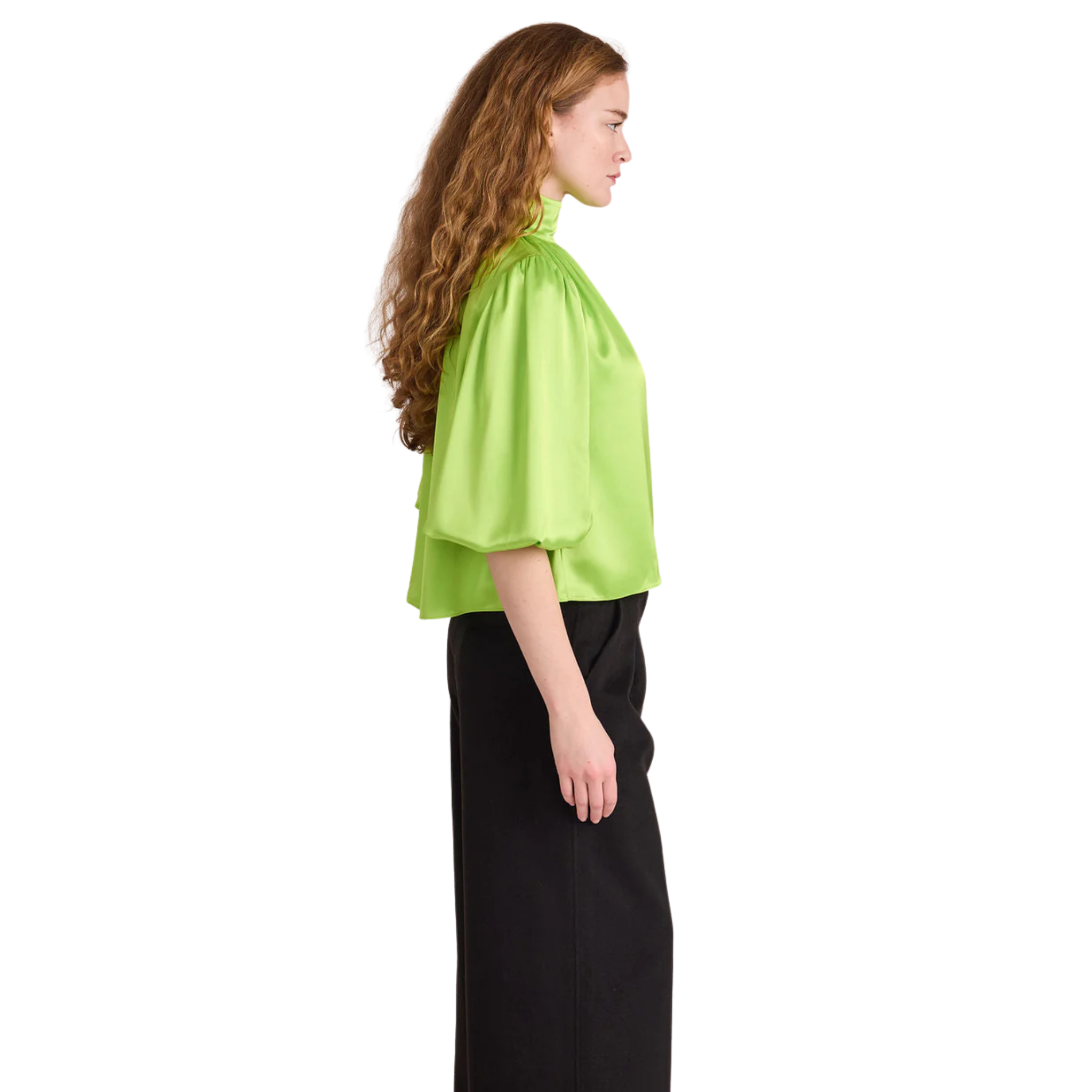 Carmen Top in Lime-Fairley Fancy