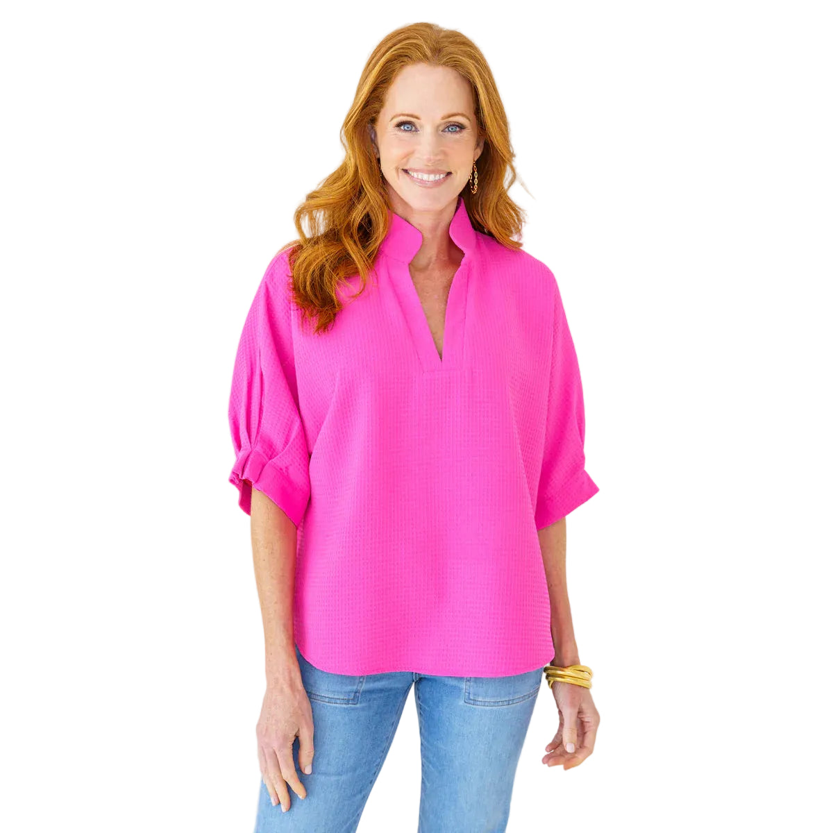 Caroline Top in Pink-Fairley Fancy