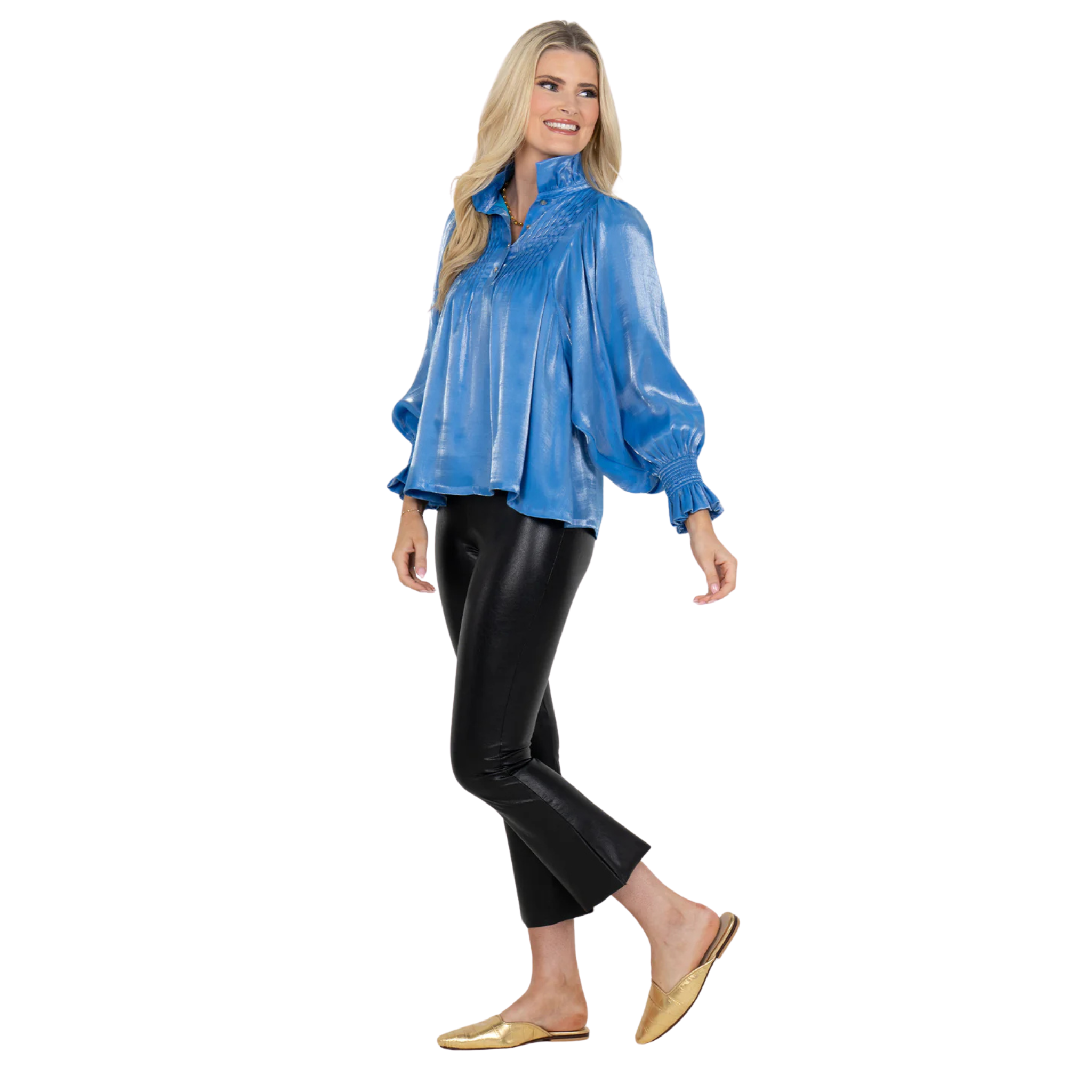 Charlotte Top in Sapphire-Fairley Fancy