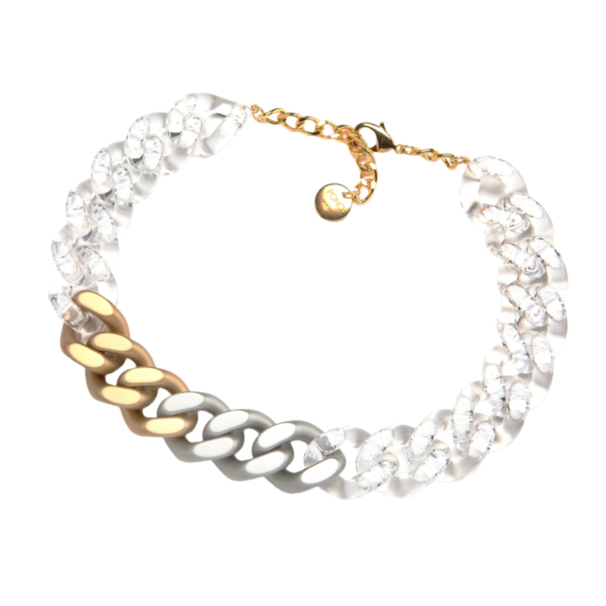 Colette Luce Necklace in Platinum - Fairley Fancy1