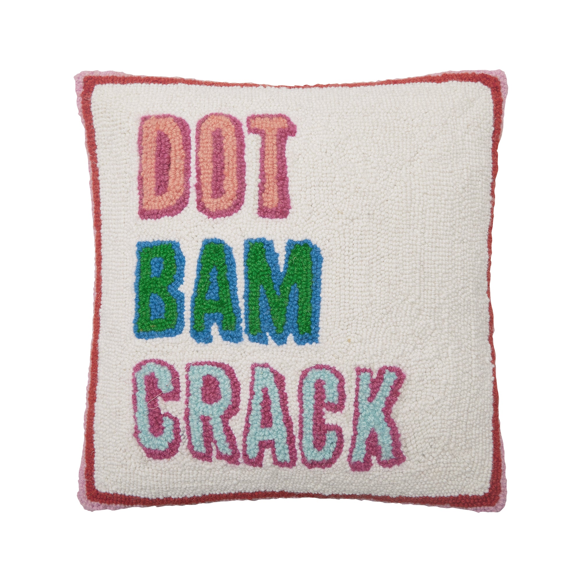 Dot Bam Crack Hook Pillow - Fairley Fancy
