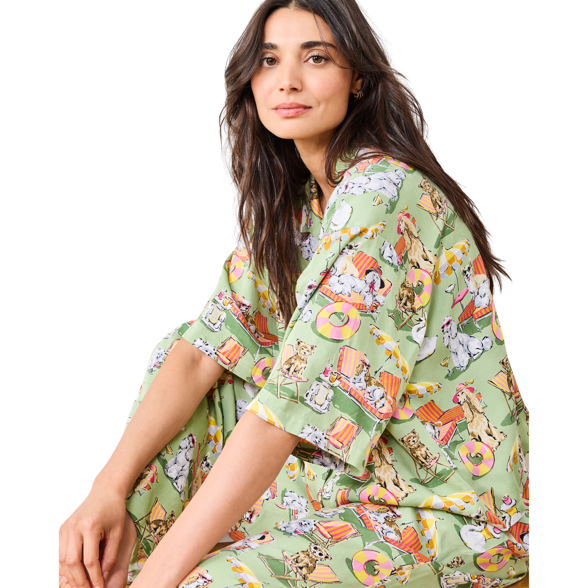 Eco Satin Wildest Dreams Set in Palm Royale Pooches-Fairley Fancy