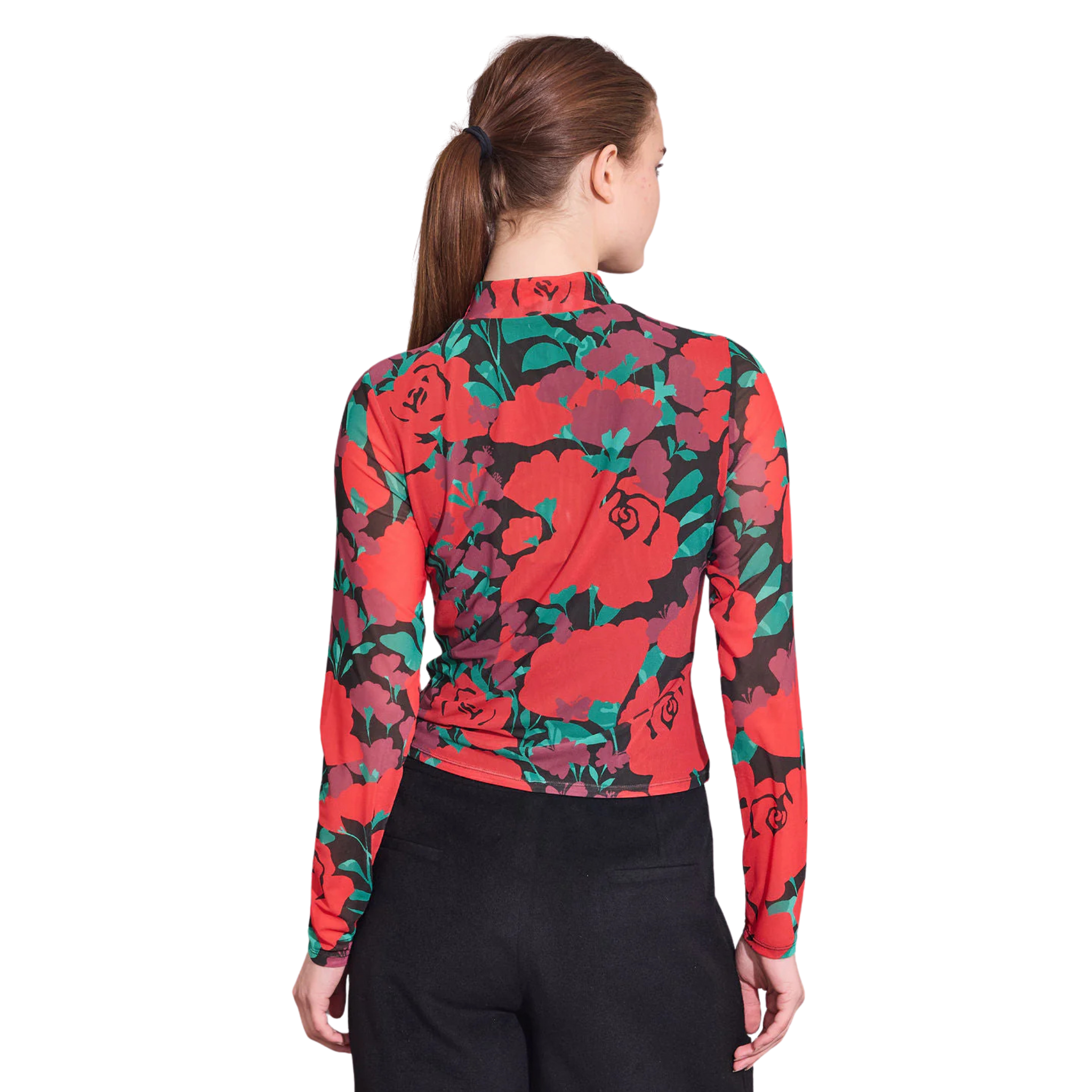 Eliza Top in Legacy Floral-Fairley Fancy