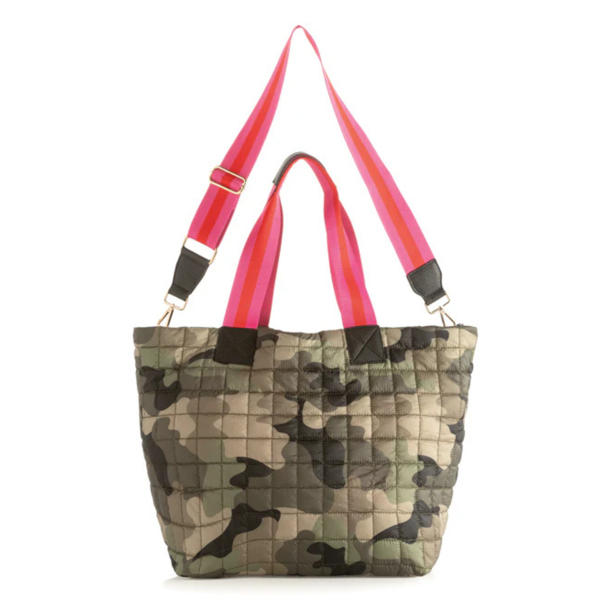 Ezra Travel Tote in Camo - Fairely Fancy