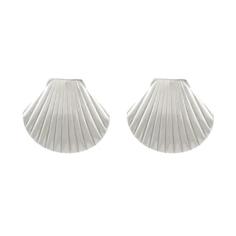 Fan Shell Earrings-Fairley Fancy