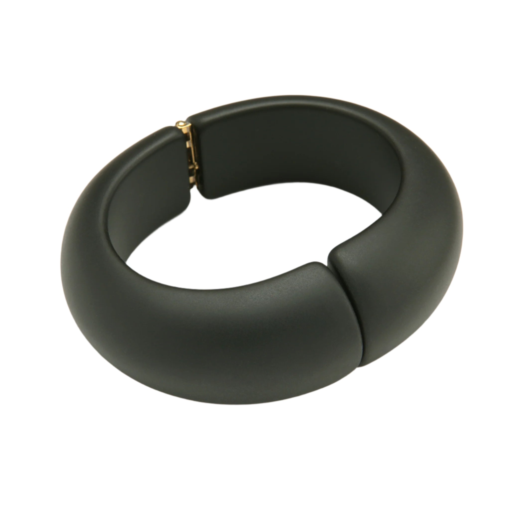 Gemelli Barile Bracelet in Matte Black - Fairley Fancy1