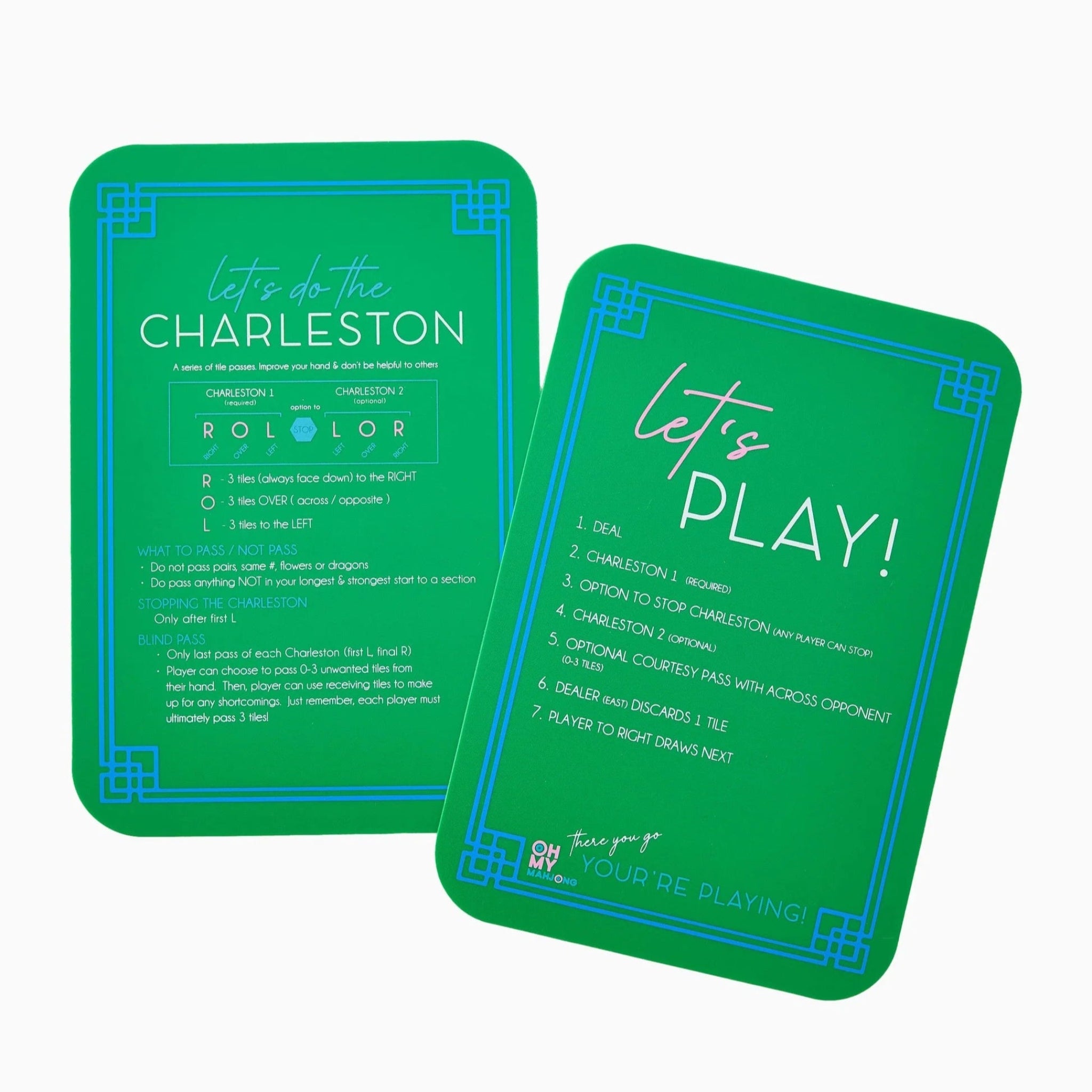 Green Mahjong Shufflers-Fairley Fancy