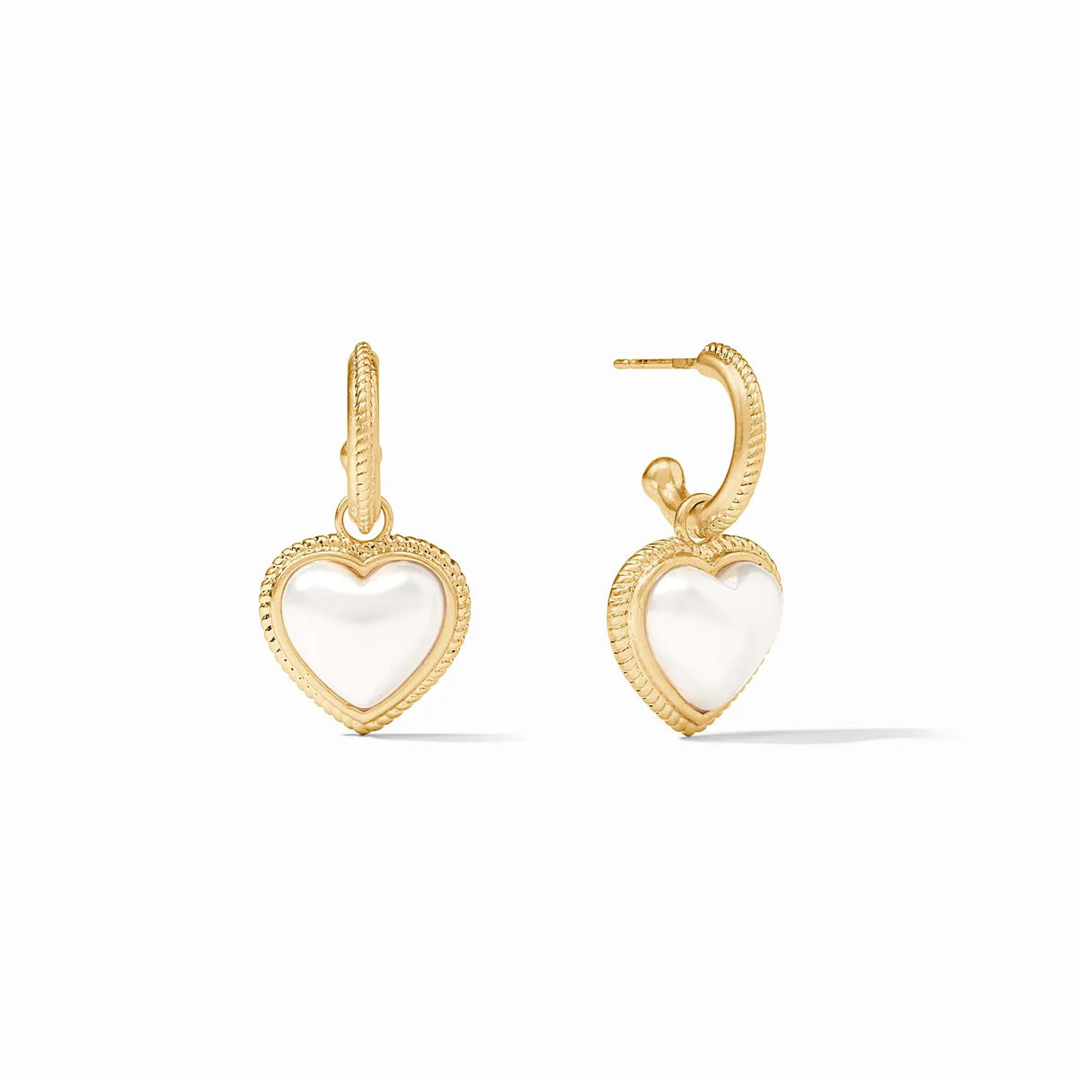 Heart Hoop & Charm Earring - Fairley Fancy