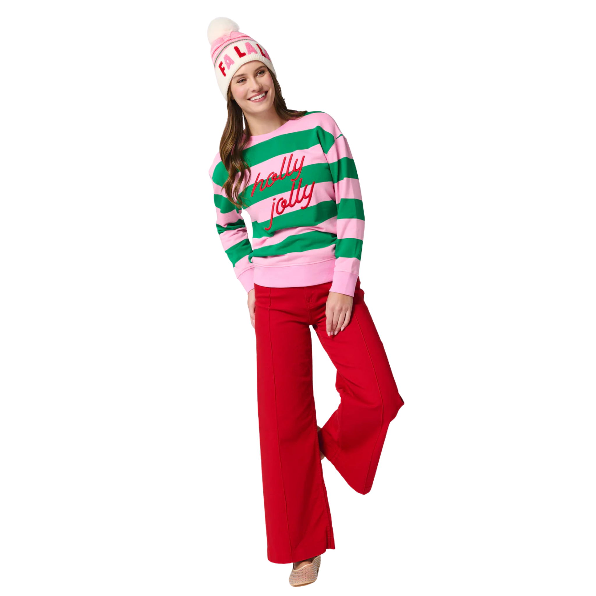 Holly Jolly Sweatshirt-Fairley Fancy