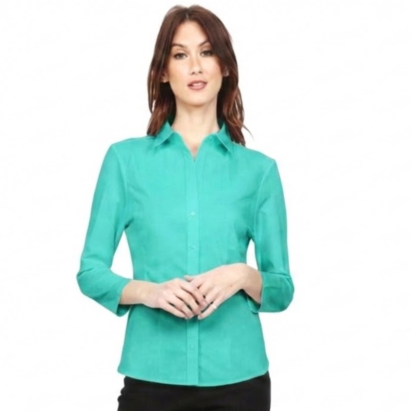 Jamie "T" Shirt in Sea Green - Fairley Fancy