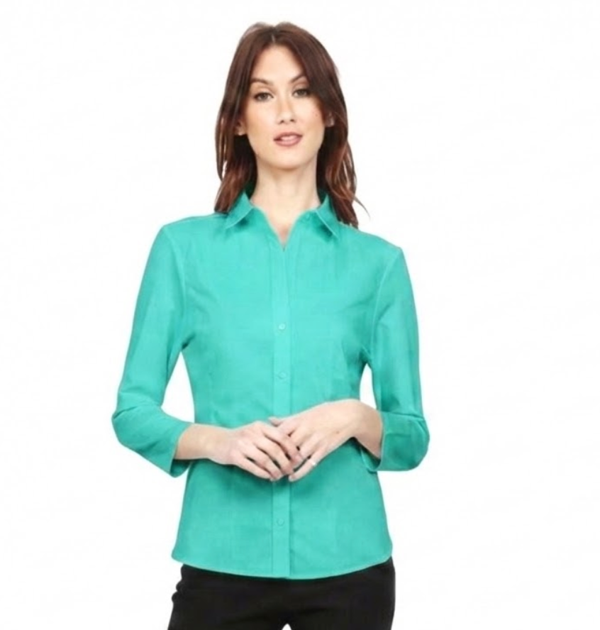 Jamie "T" Shirt in Sea Green - Fairley Fancy