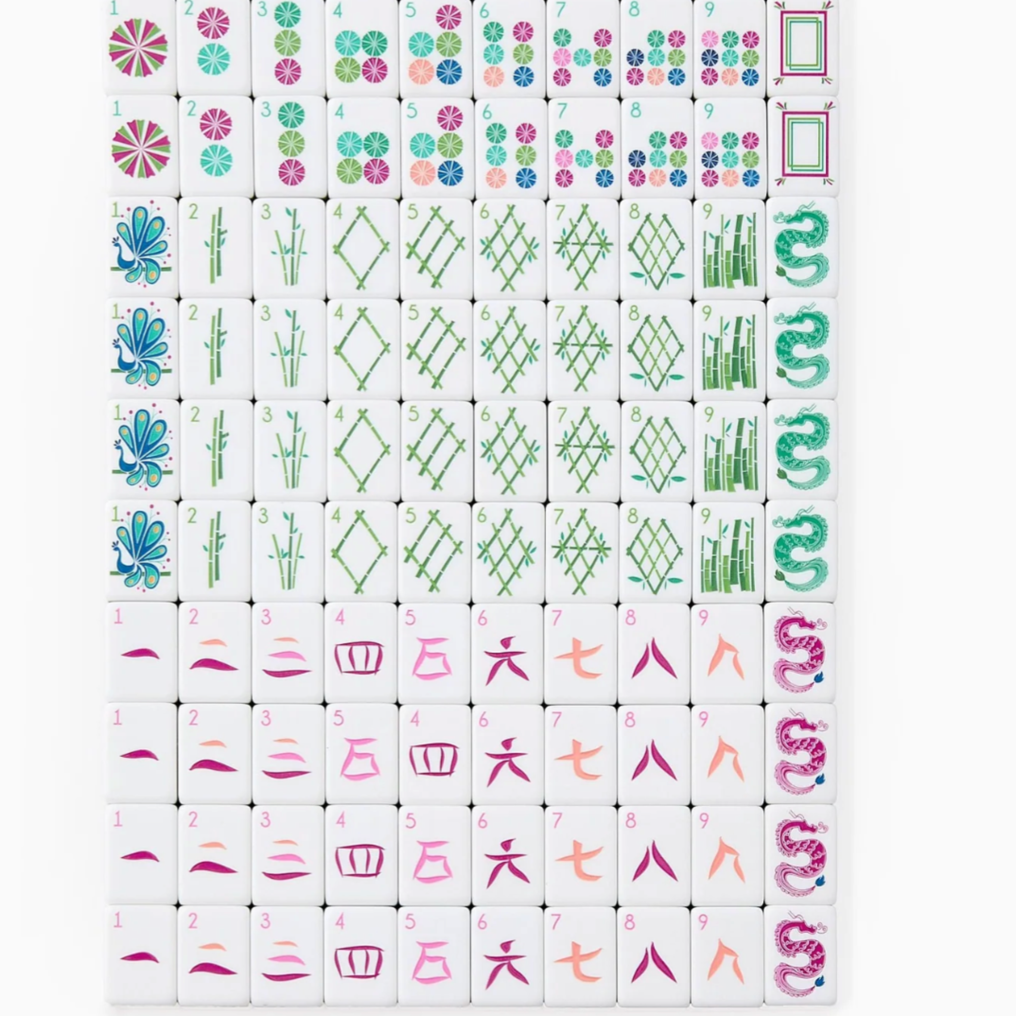 Dandy Mahjong Tiles-Fairley Fancy