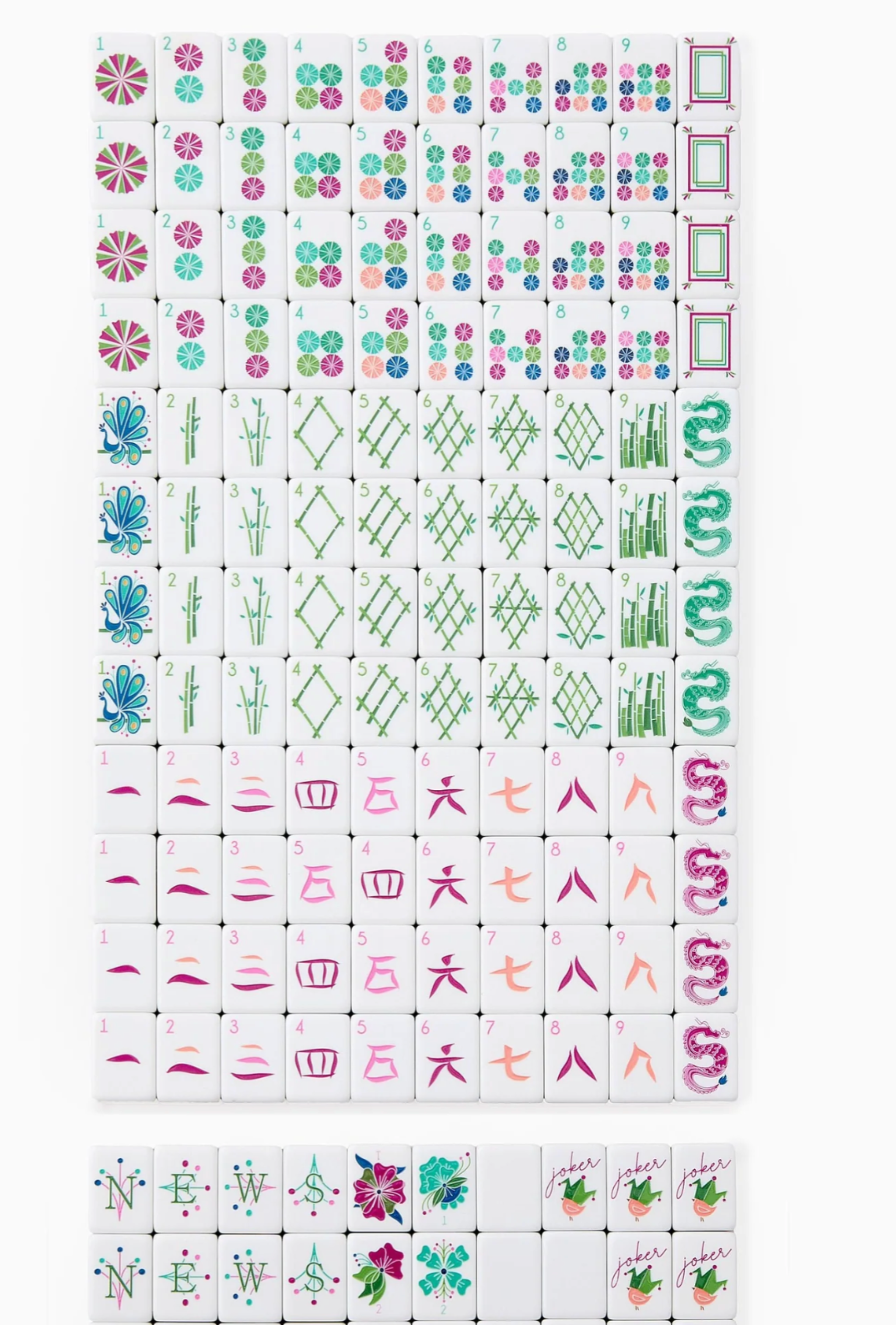 Dandy Mahjong Tiles-Fairley Fancy