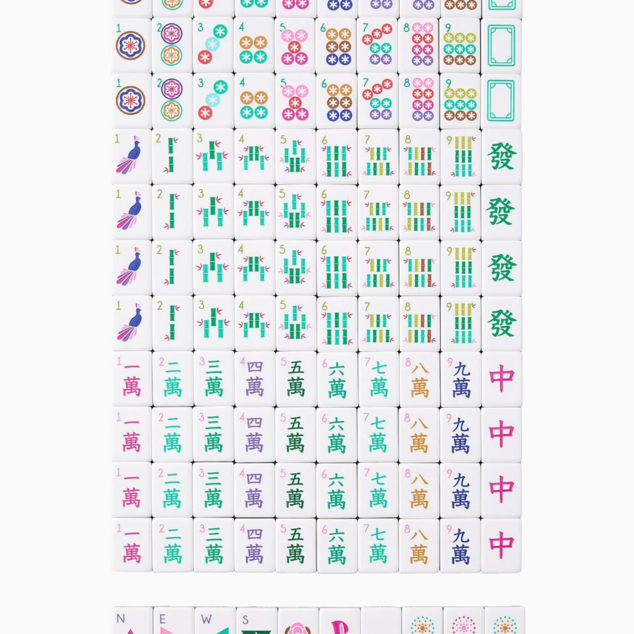 La Fete Mahjong Tiles-Fairley Fancy