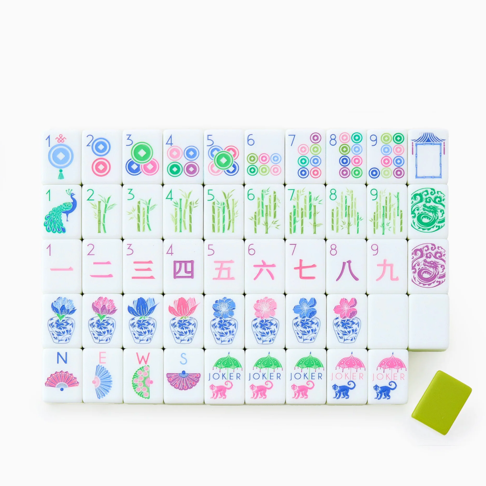 Limoncello Mahjong Tiles-Fairley Fancy