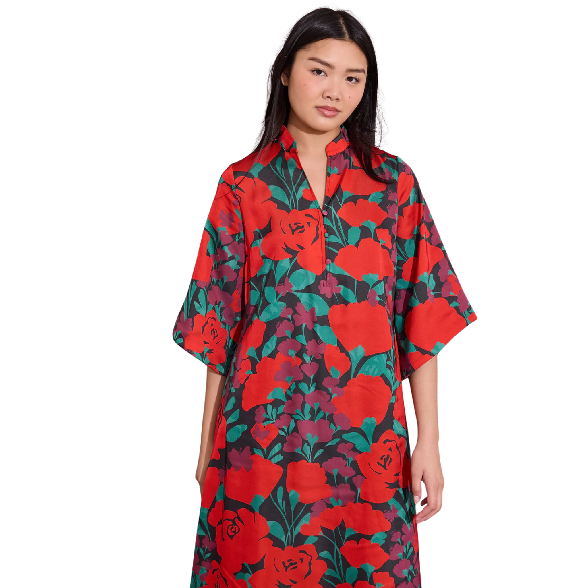 Jerry Dress in Legacy Floral-Fairley Fancy