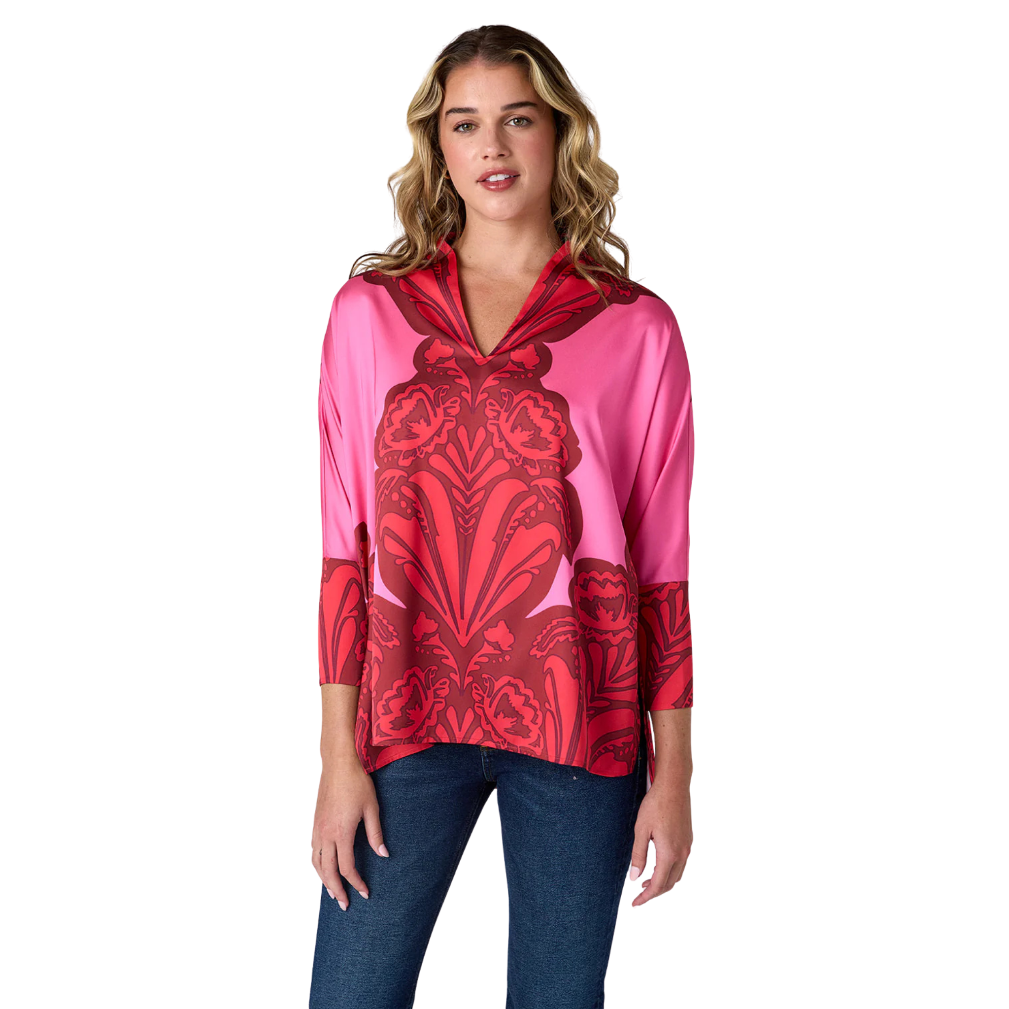Keaton Tunic in Grand Floral-Fairley Fancy