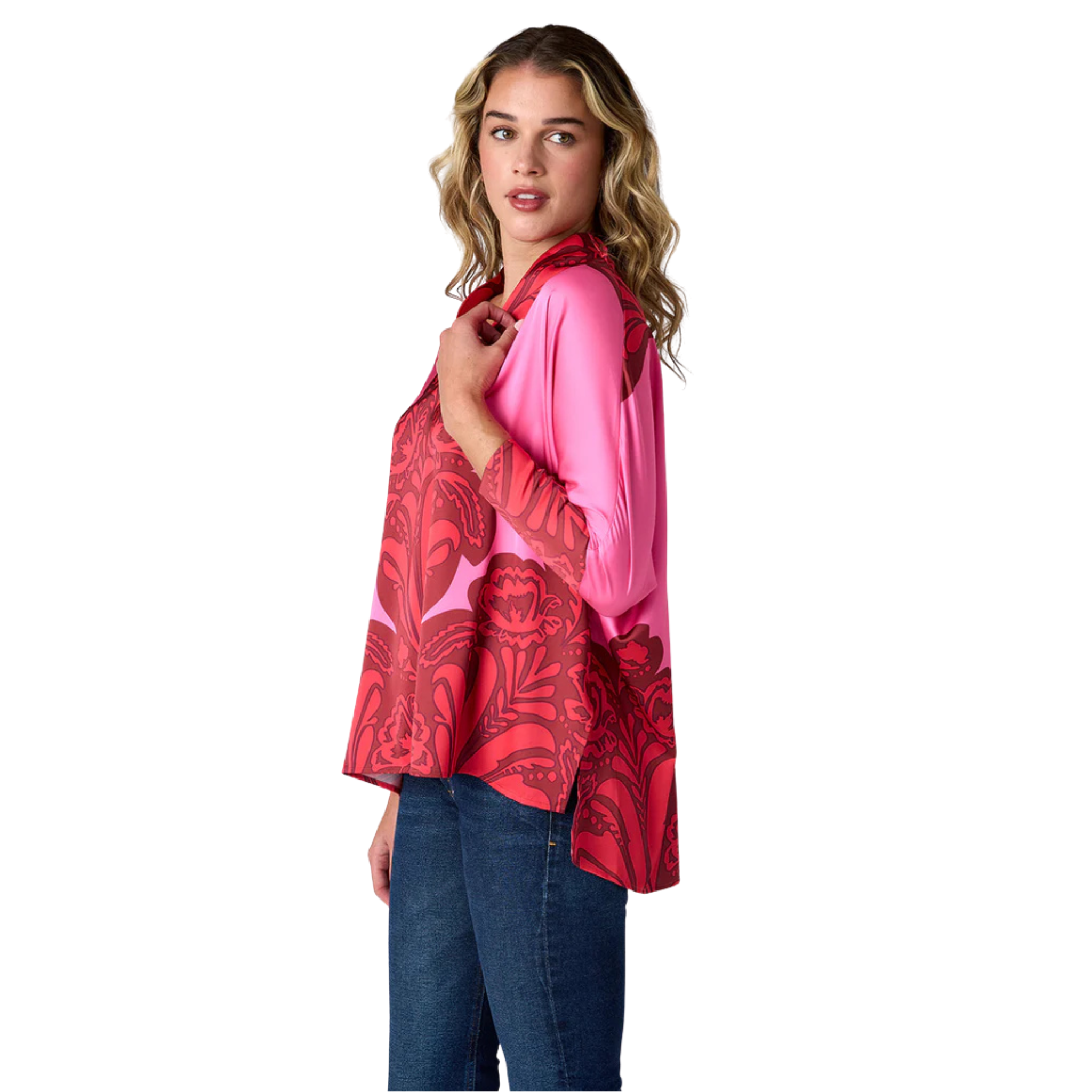 Keaton Tunic in Grand Floral-Fairley Fancy