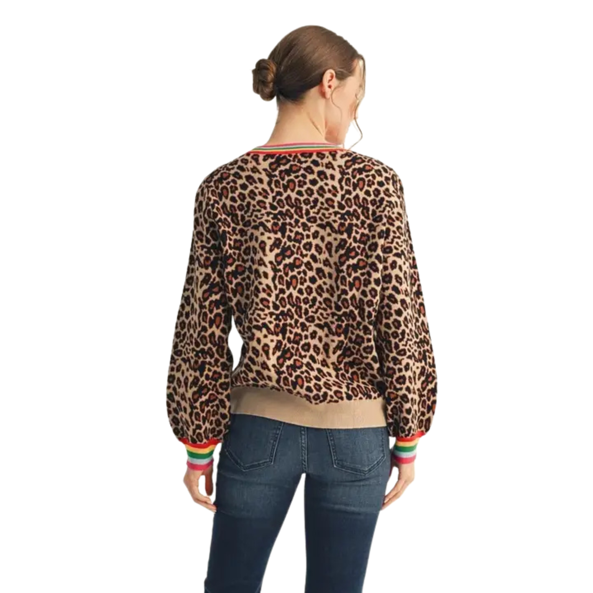 Leopard Pop Sweater-Fairley Fancy