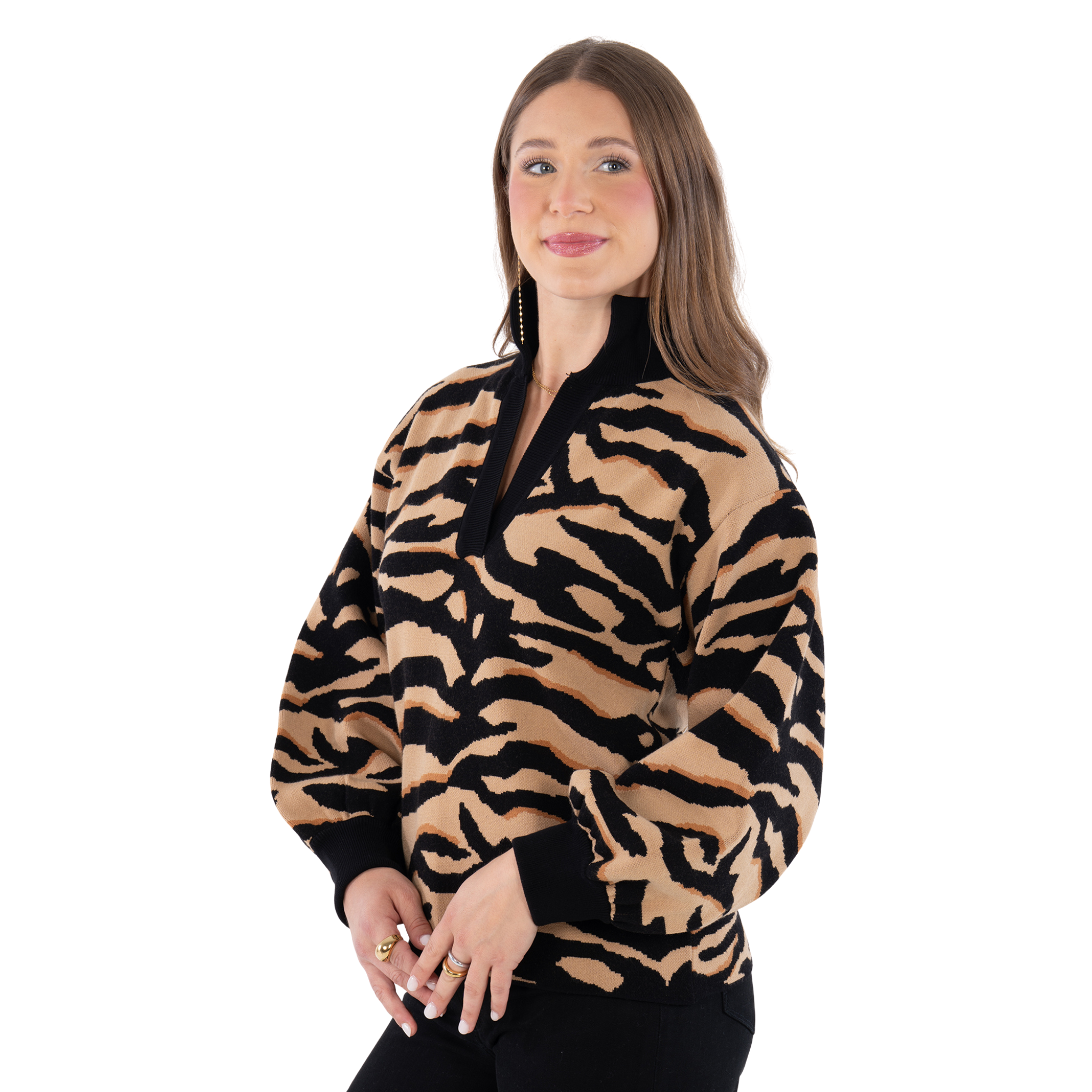 Lolli Sweater in Lady Tiger-Fairley Fancy