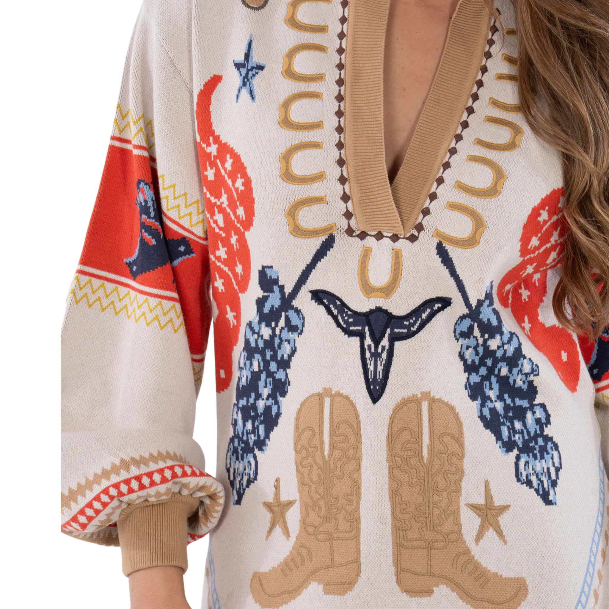 Lolli Sweater in Lone Star-Fairley Fancy