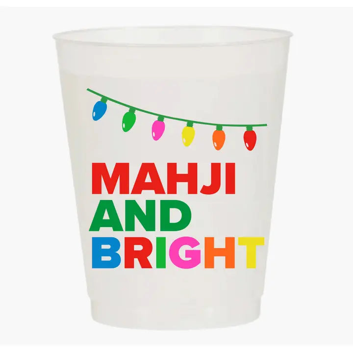 Mahji & Bright Mahjong Frost Flex Cups-Fairley Fancy