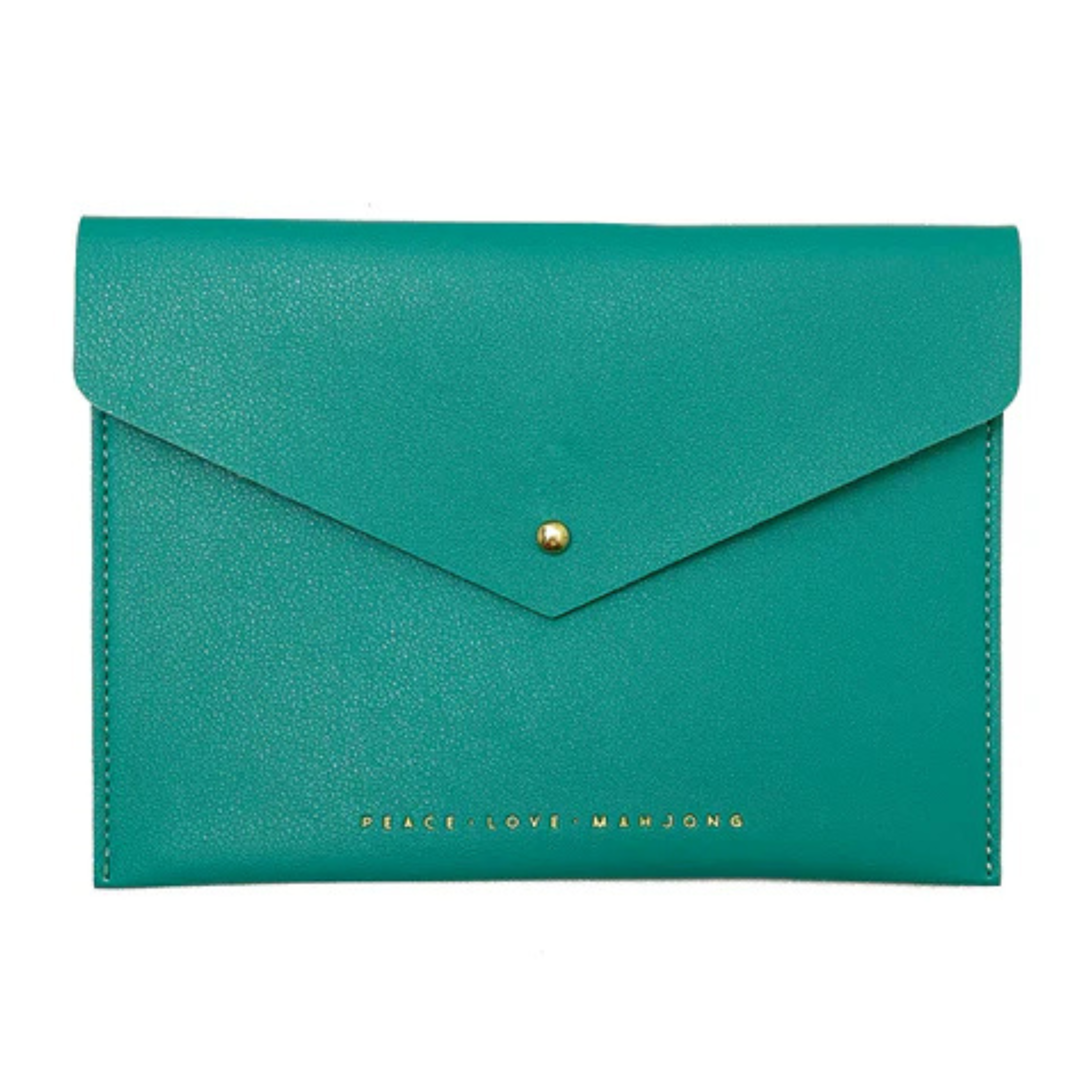 Mahjong Card Clutch-Teal-Fairly Fancy