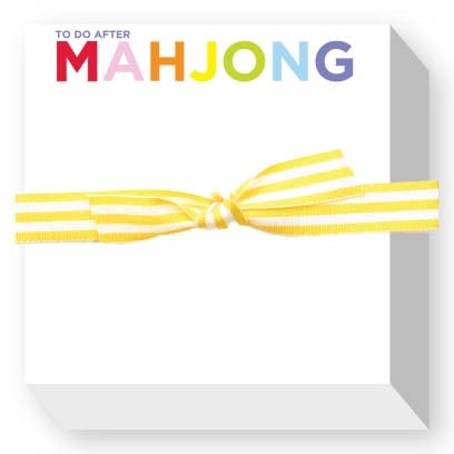 Mahjong Chubbie Notepad in Rainbow-Fairley Fancy