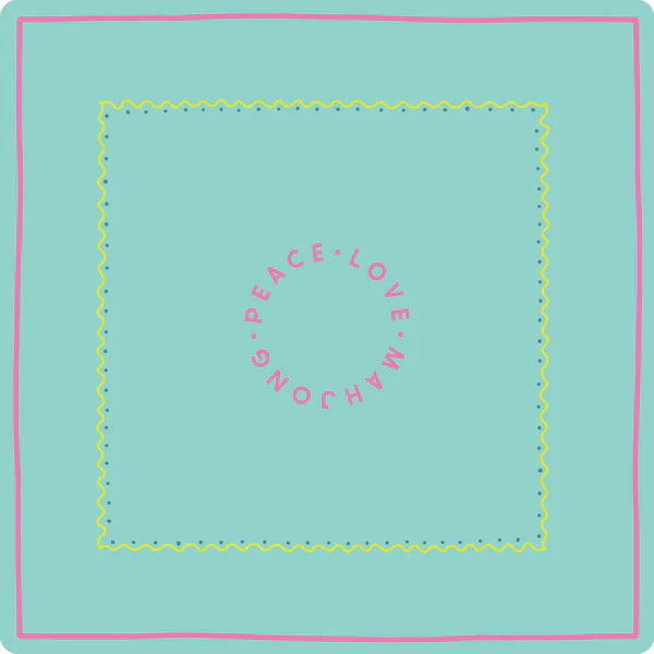 Mahjong Mat-Aqua-Fairley Fancy