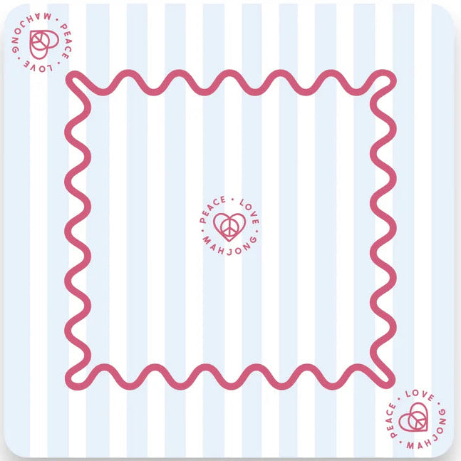 Mahjong Mat - Plaid & Stripes-Fairley Fancy