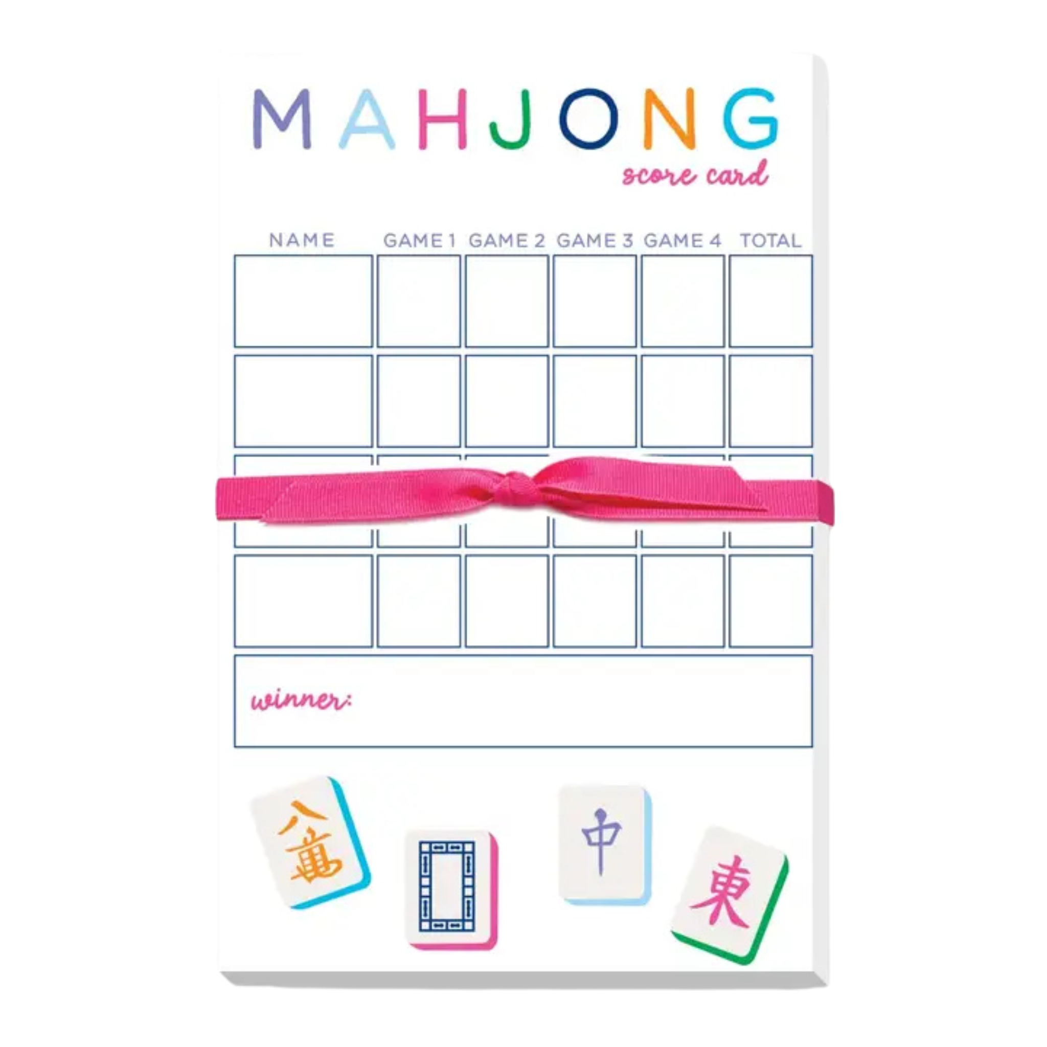 Mahjong Scoring Notepad-Fairley Fancy