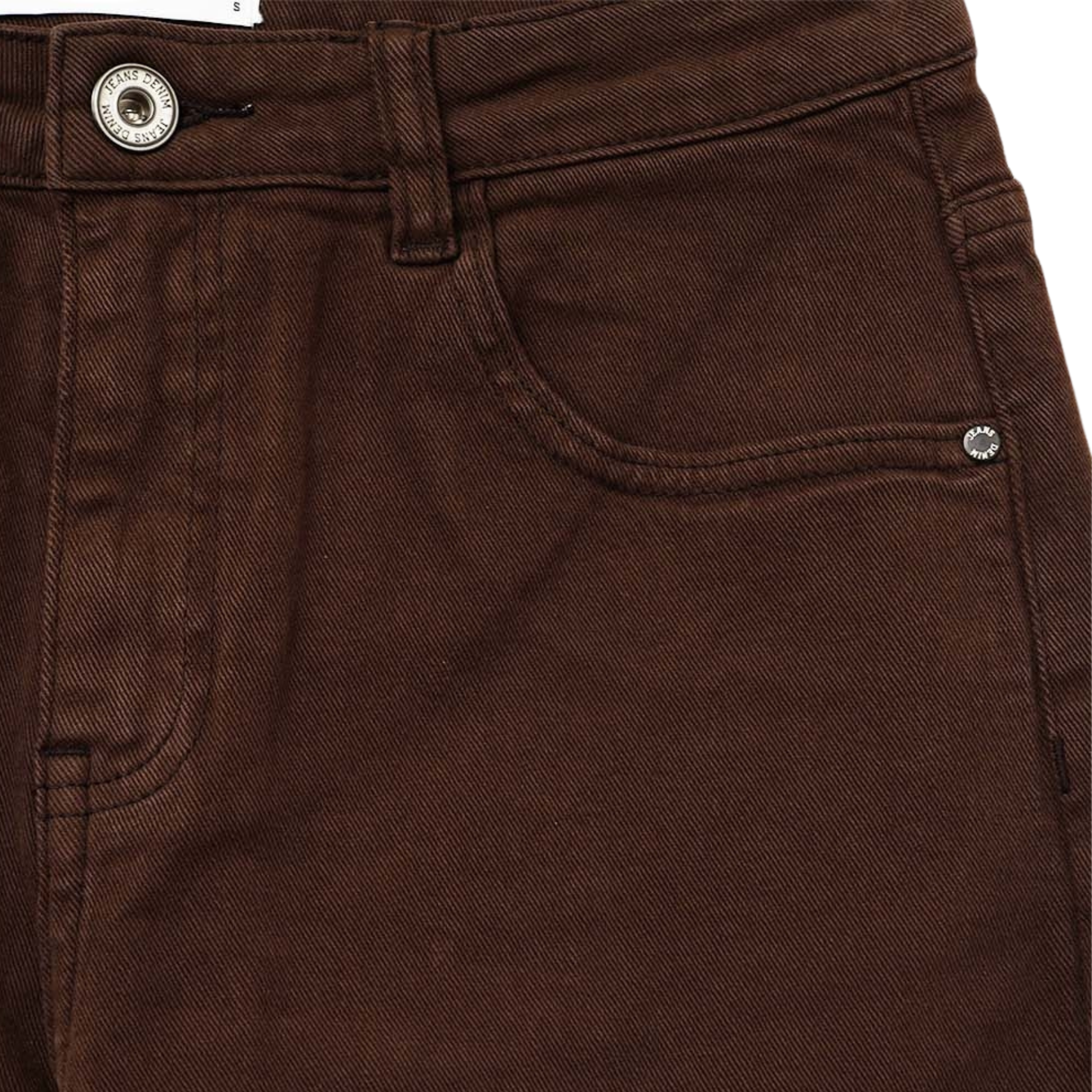 Mid Rise Slouchy Jeans in Chocolate Brown-Fairley Fancy