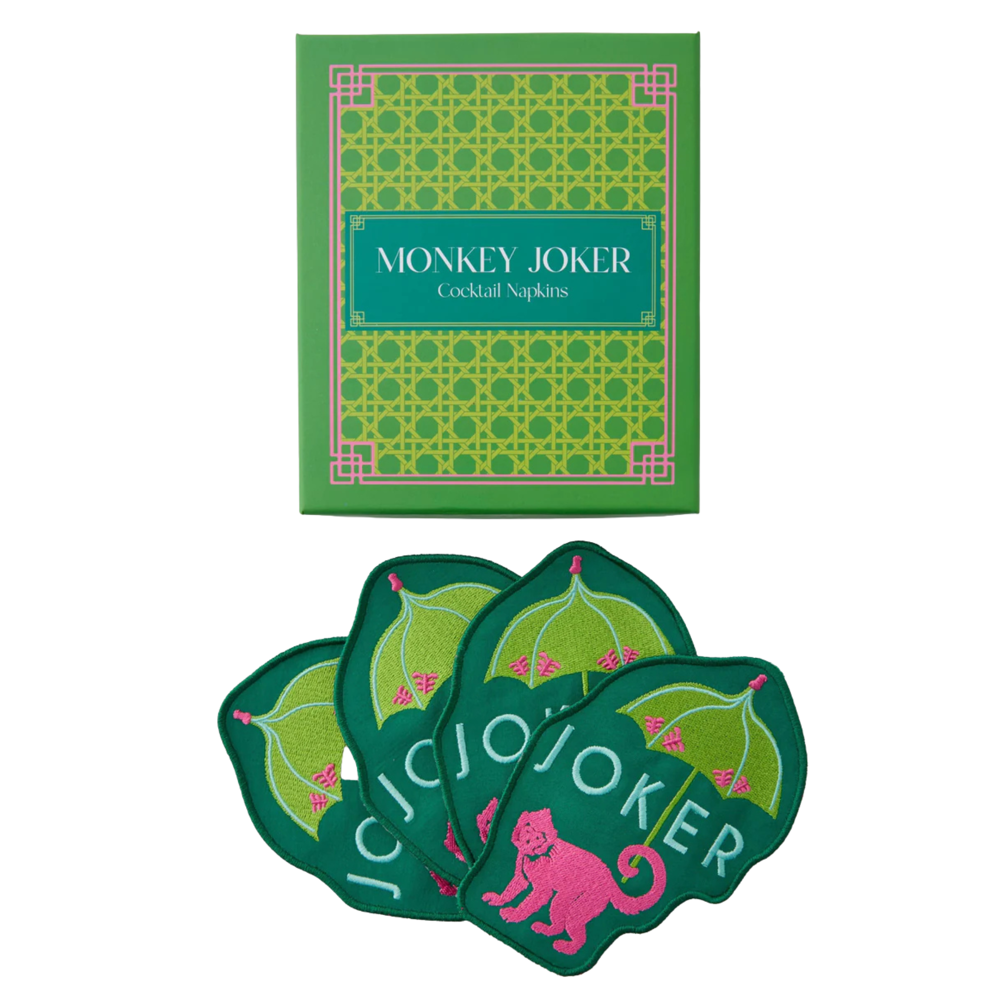 Monkey Joker Cocktail Napkins-Fairley Fancy1