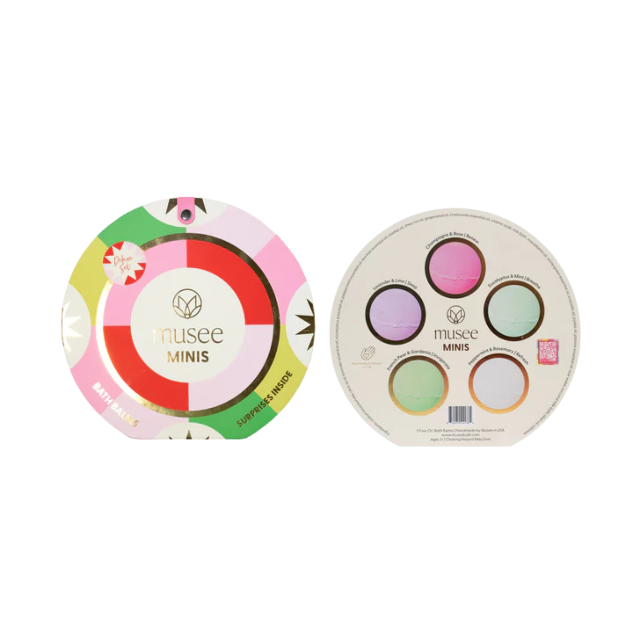 Musee Minis Best Sellers Bath Balm Set-Fairley Fancy