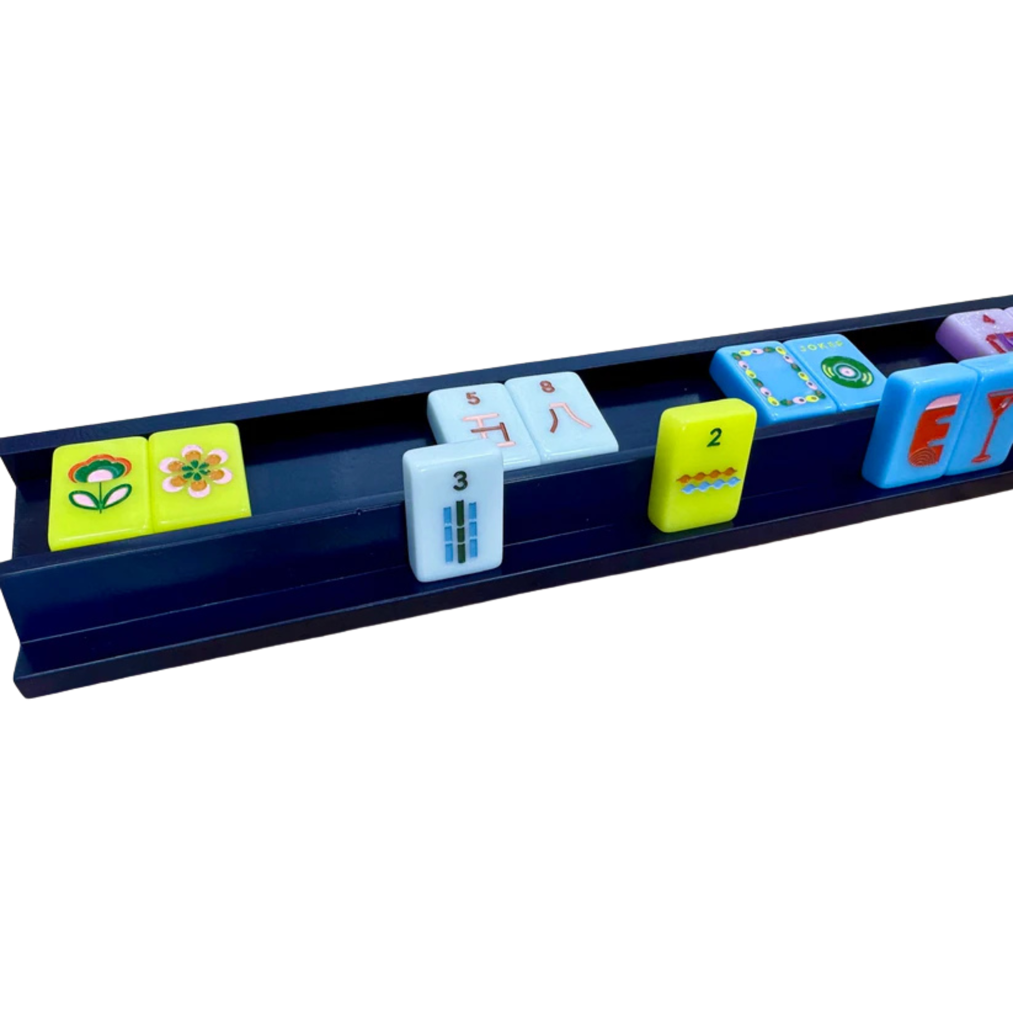 Peace Love Mahjong Racks & Pushers Set-Fairley Fancy