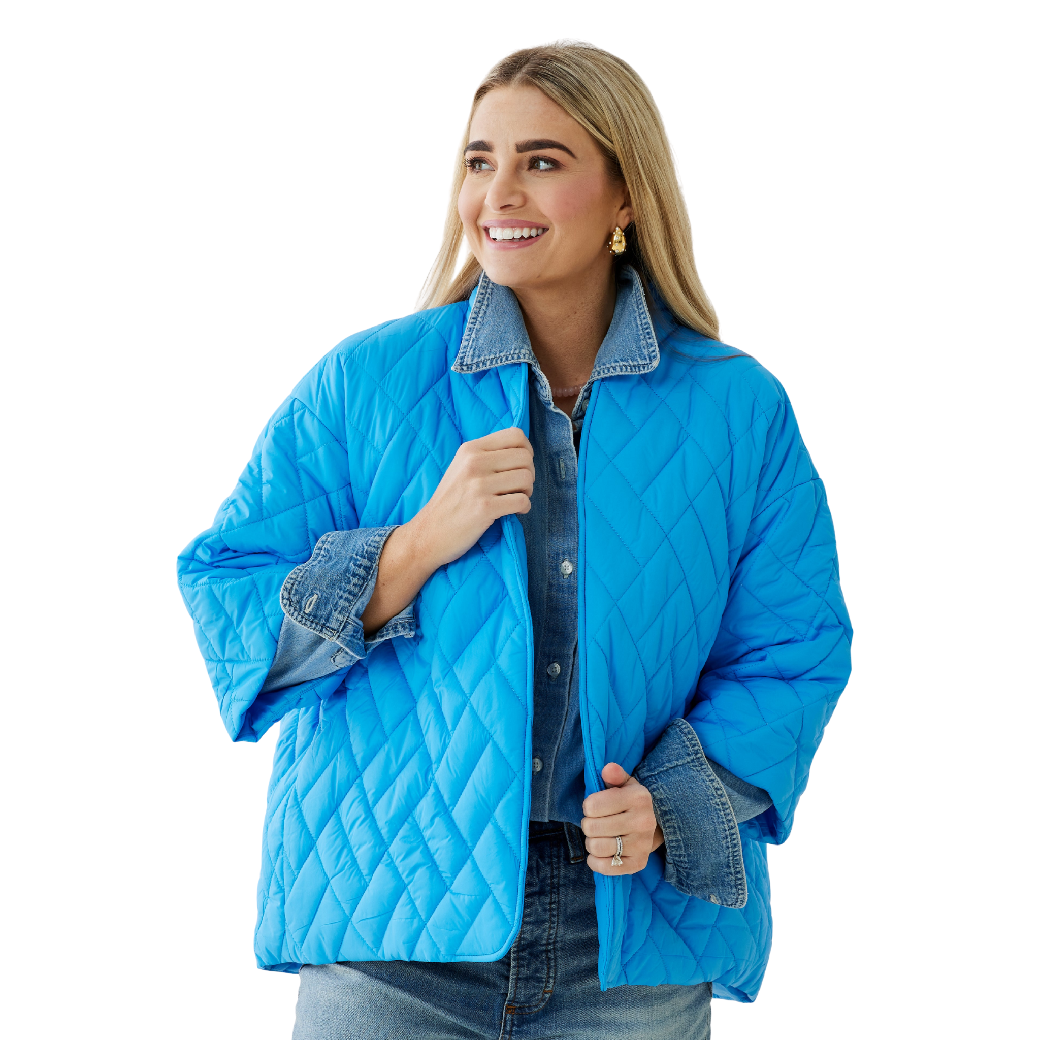 Penny Puffer in Sky Blue-Fairley Fancy