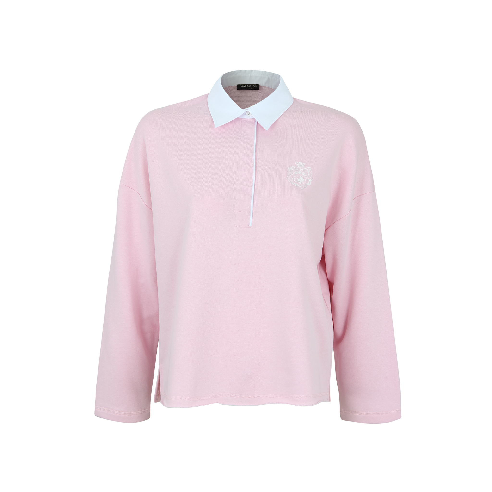 Pink Polo Pullover-Fairley Fancy