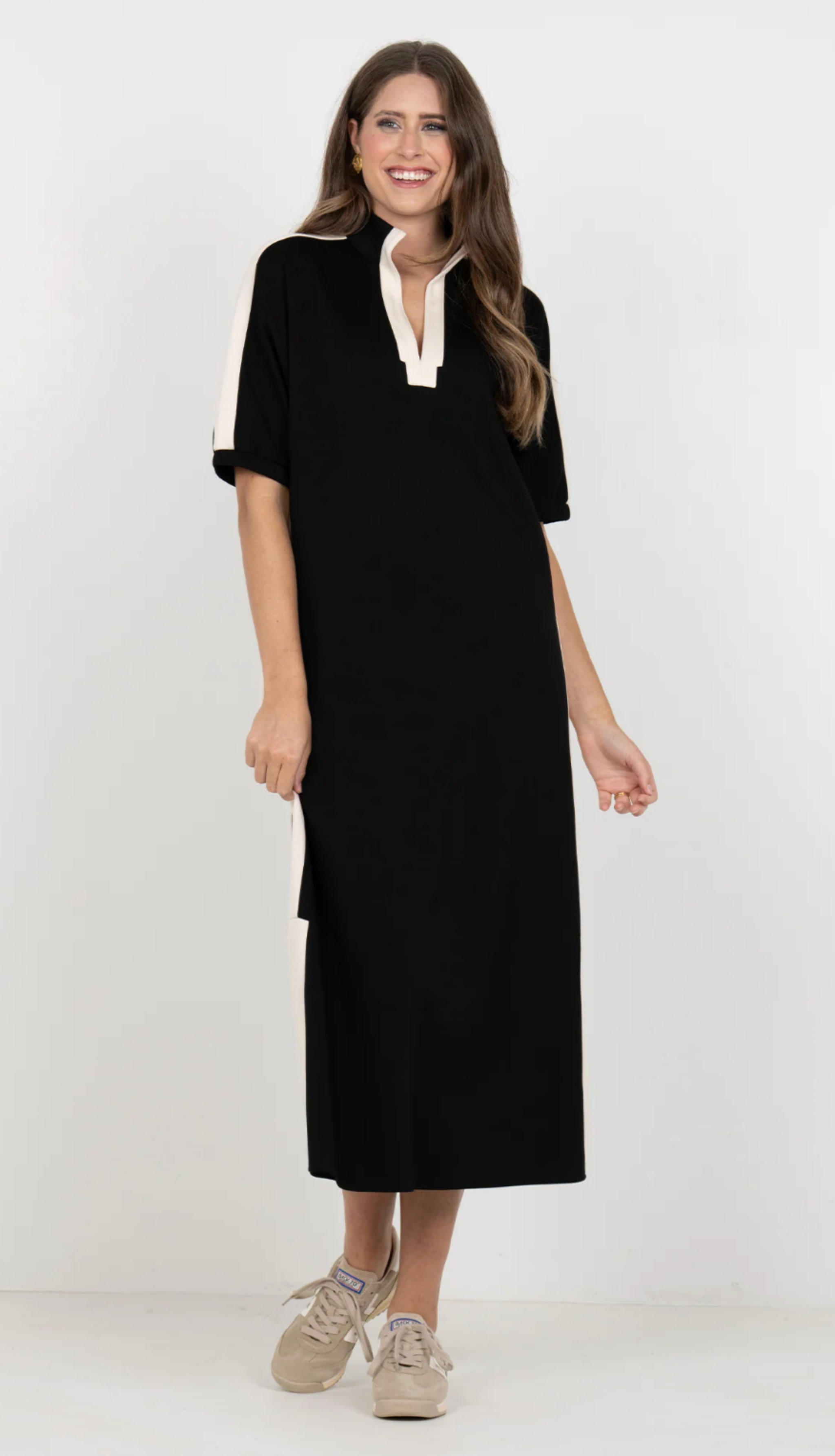 Poppy Maxi in Midnight Vanilla