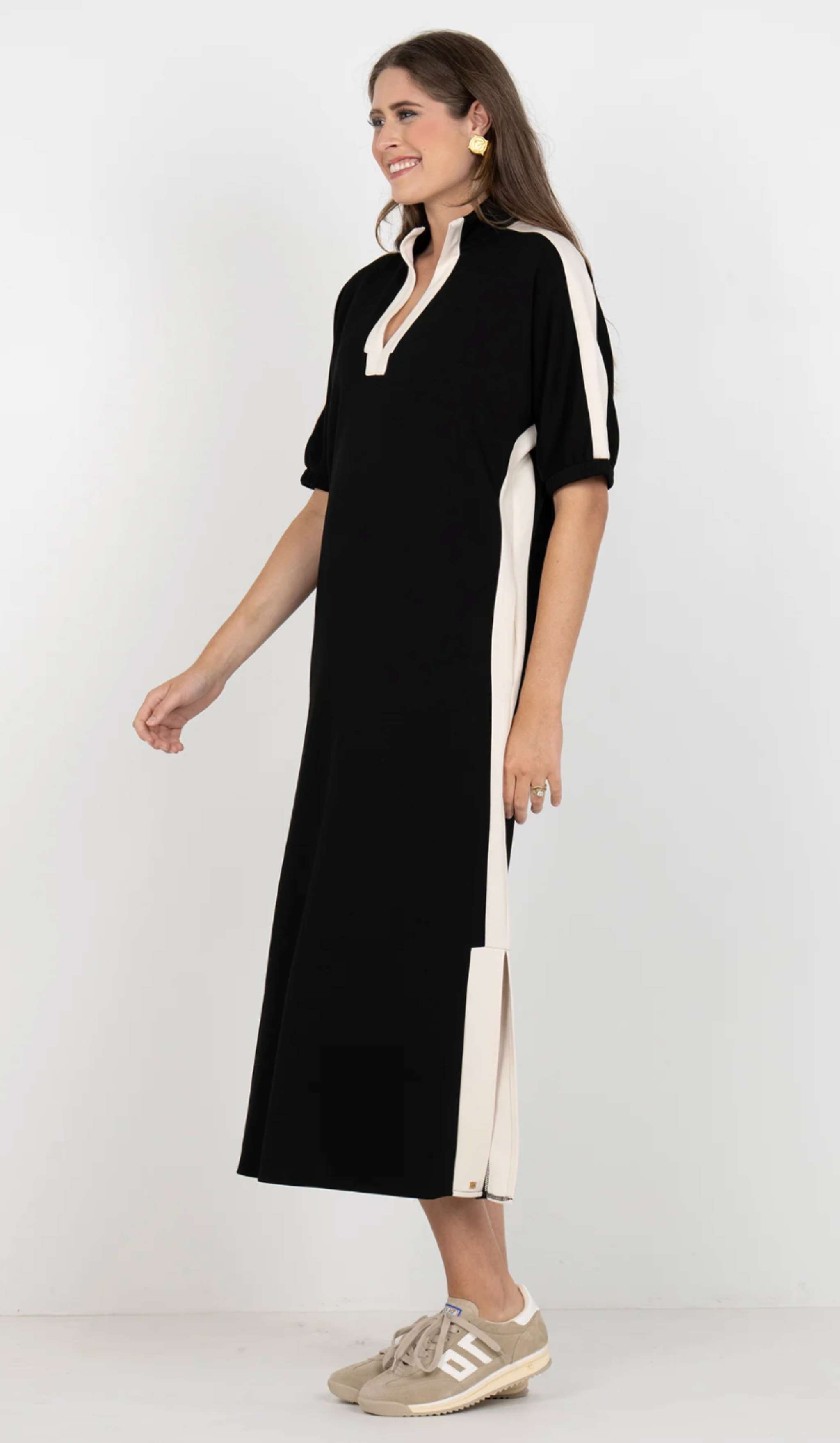 Poppy Maxi in Midnight Vanilla