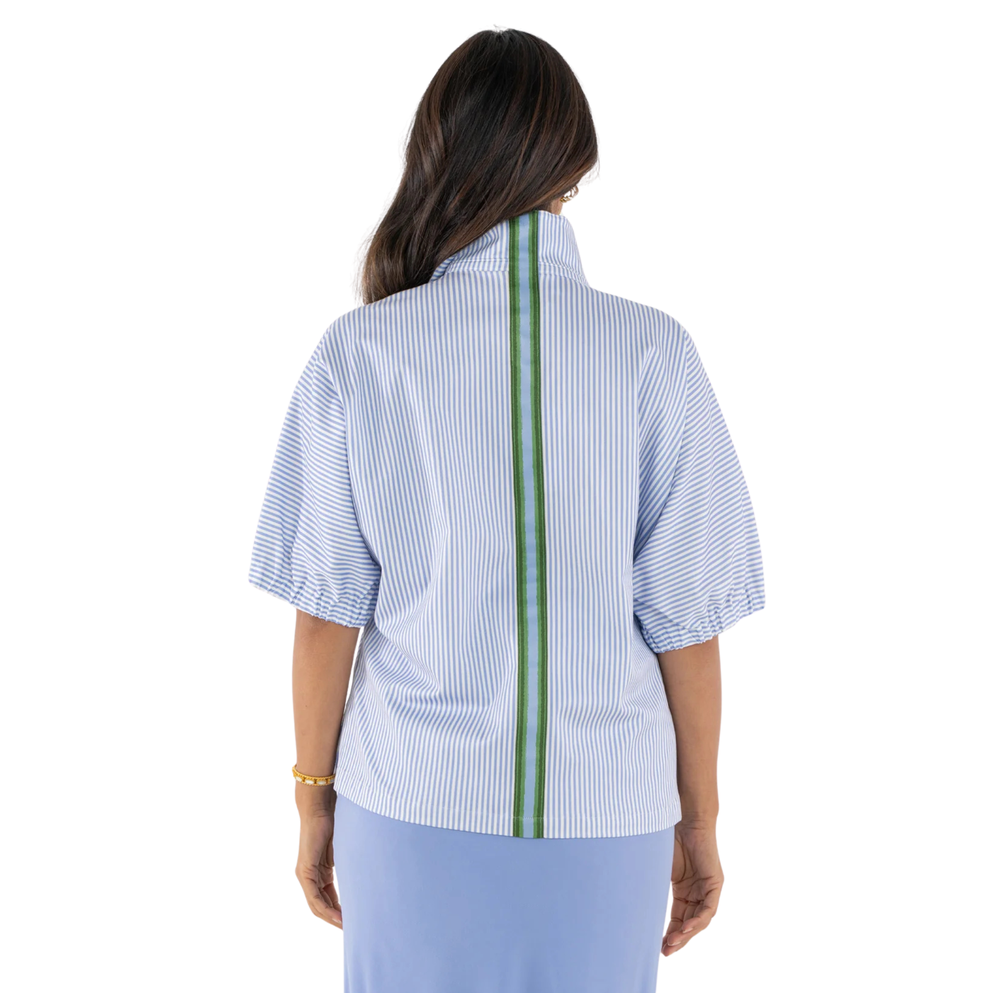 Poppy Top in Grapemist Stripe-Fairley Fancy