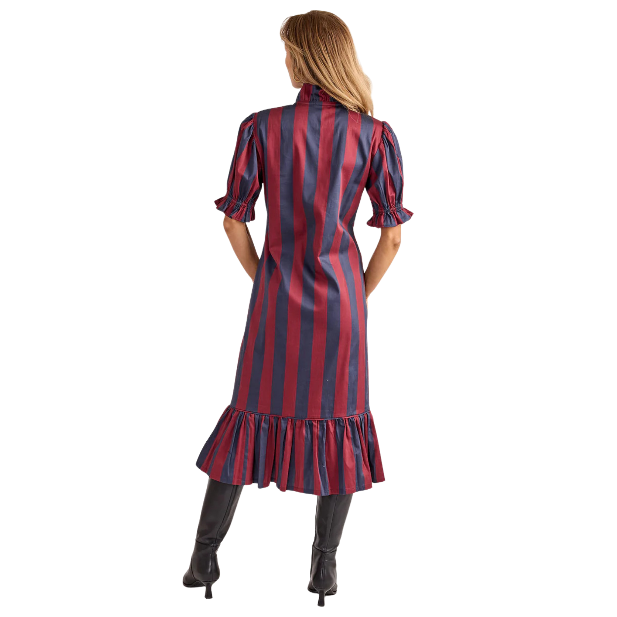 Priestly Dress in Vineyard Stripe-Fairley Fancy